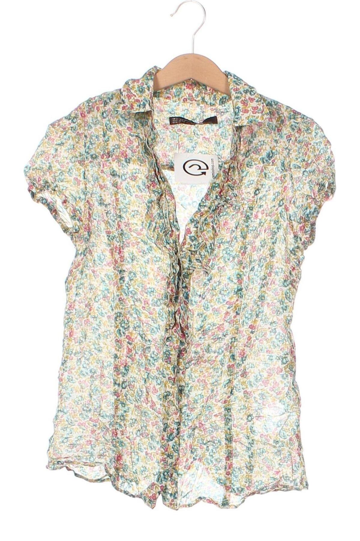 Дамска риза Zara Trafaluc, Размер S, Цвят Многоцветен, Цена 73,00 лв.