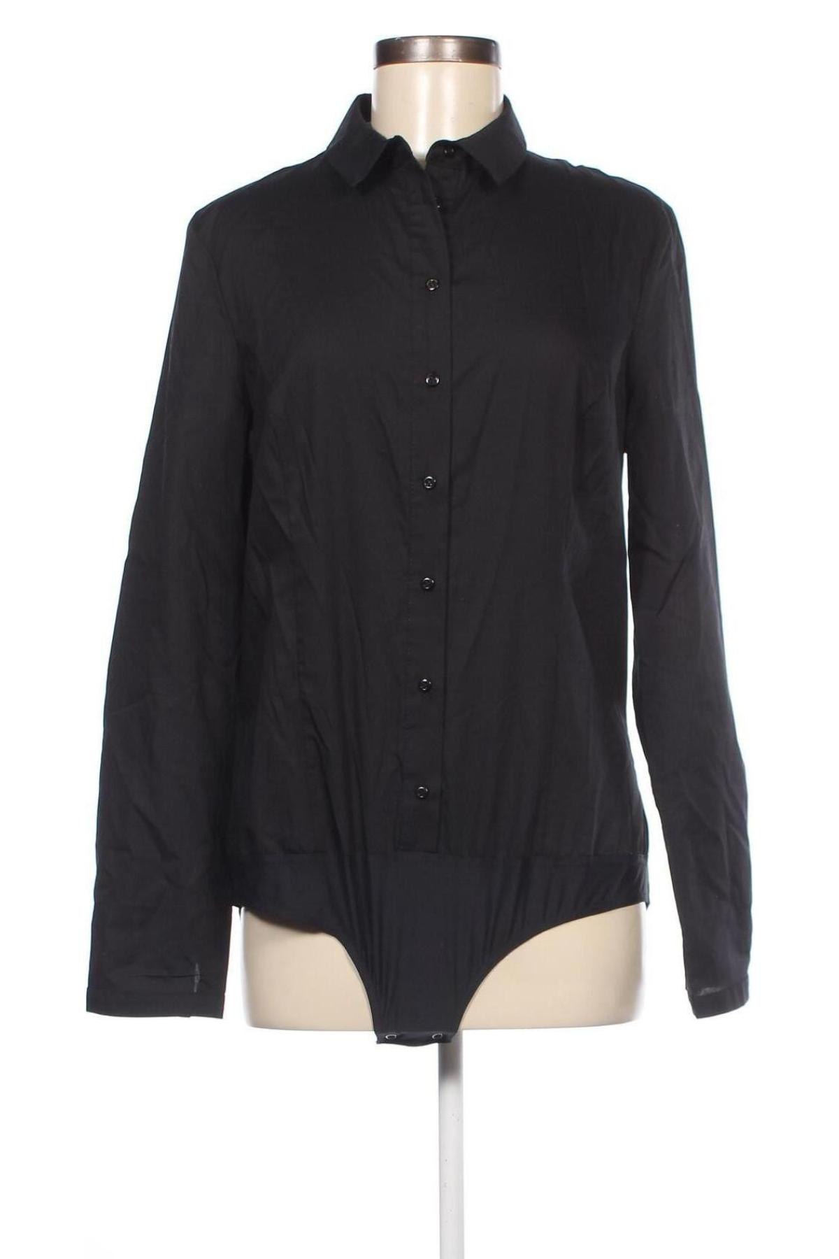 Γυναικείο πουκάμισο-κορμάκι Nife, Μέγεθος XL, Χρώμα Μαύρο, Τιμή 33,65 €