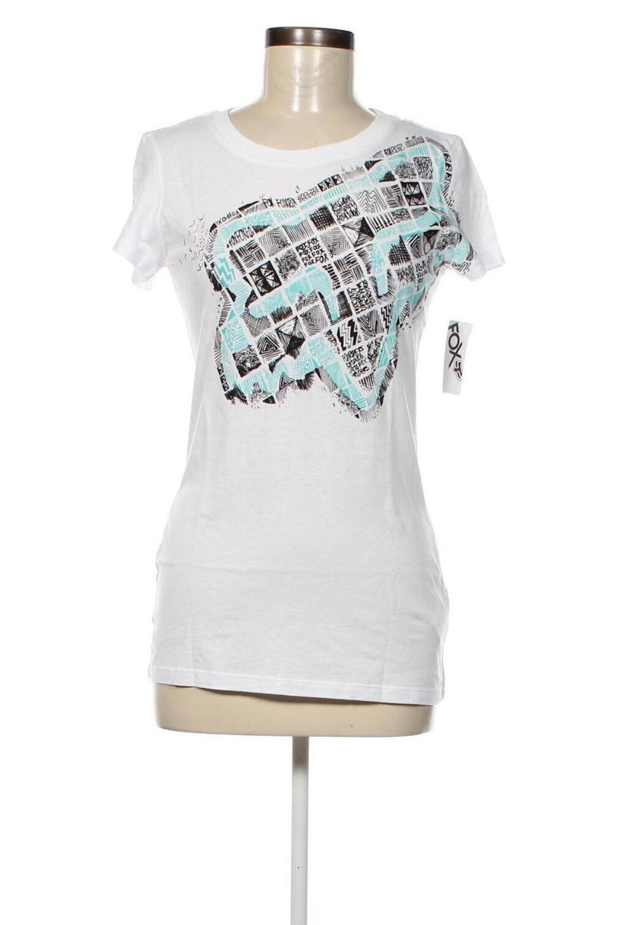 Γυναικείο t-shirt Fox, Μέγεθος S, Χρώμα Λευκό, Τιμή 29,90 €