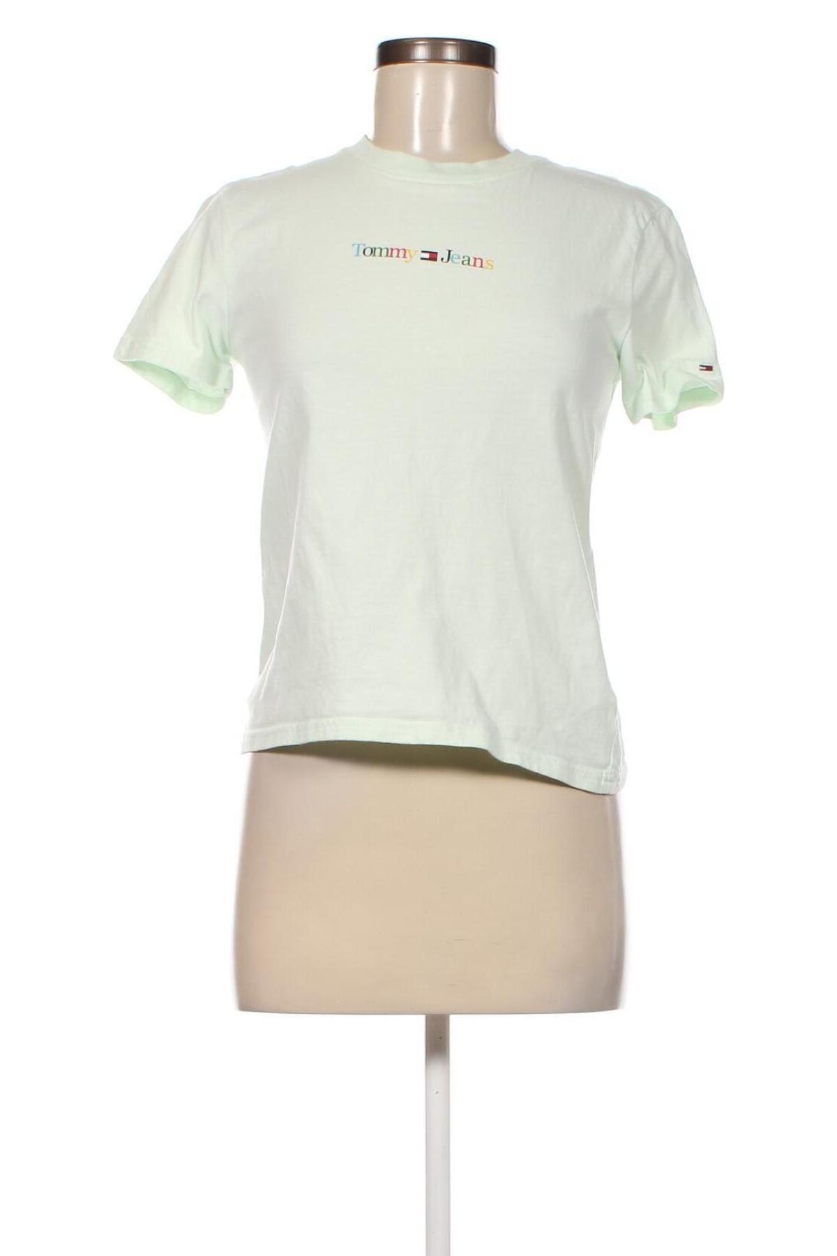 Női póló Tommy Jeans, Méret XS, Szín Zöld, Ár 14 376 Ft