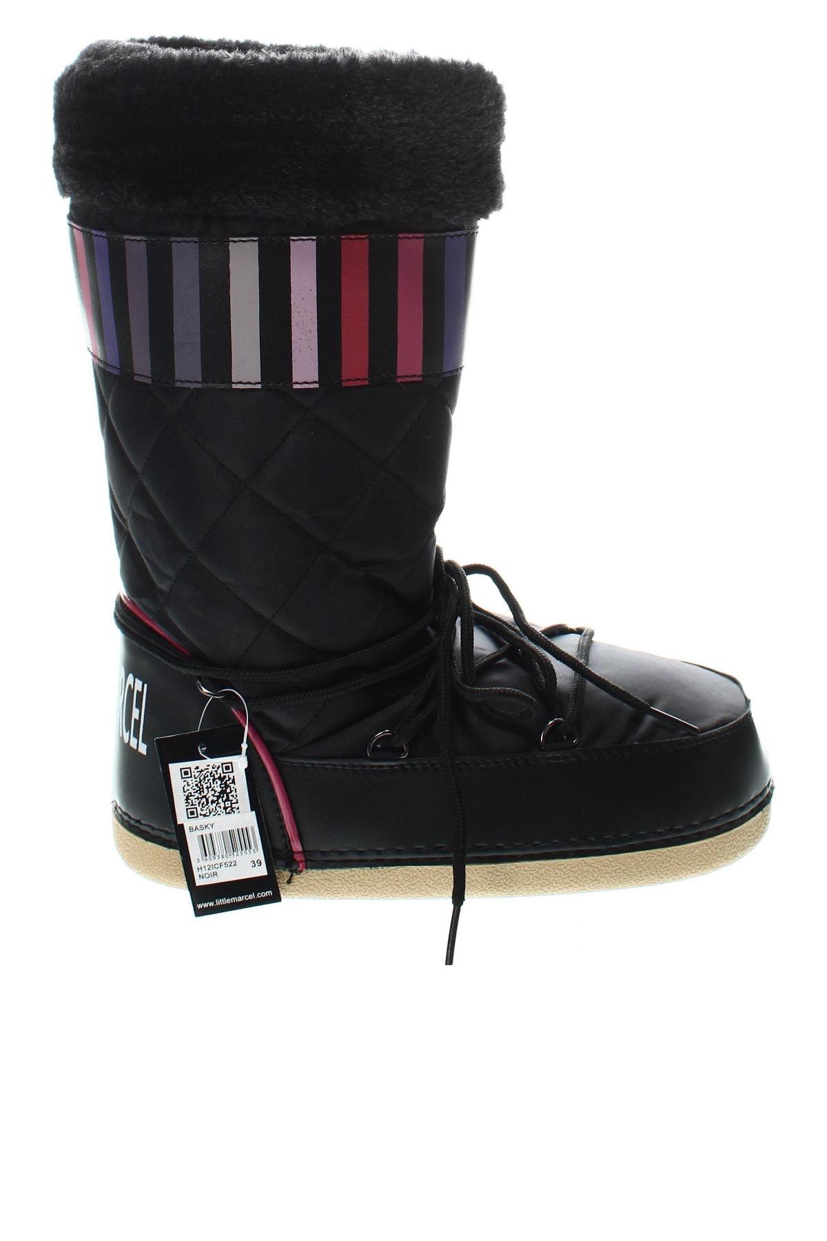 Γυναικείες μπότες Little Marcel, Μέγεθος 39, Χρώμα Μαύρο, Τιμή 35,00 €
