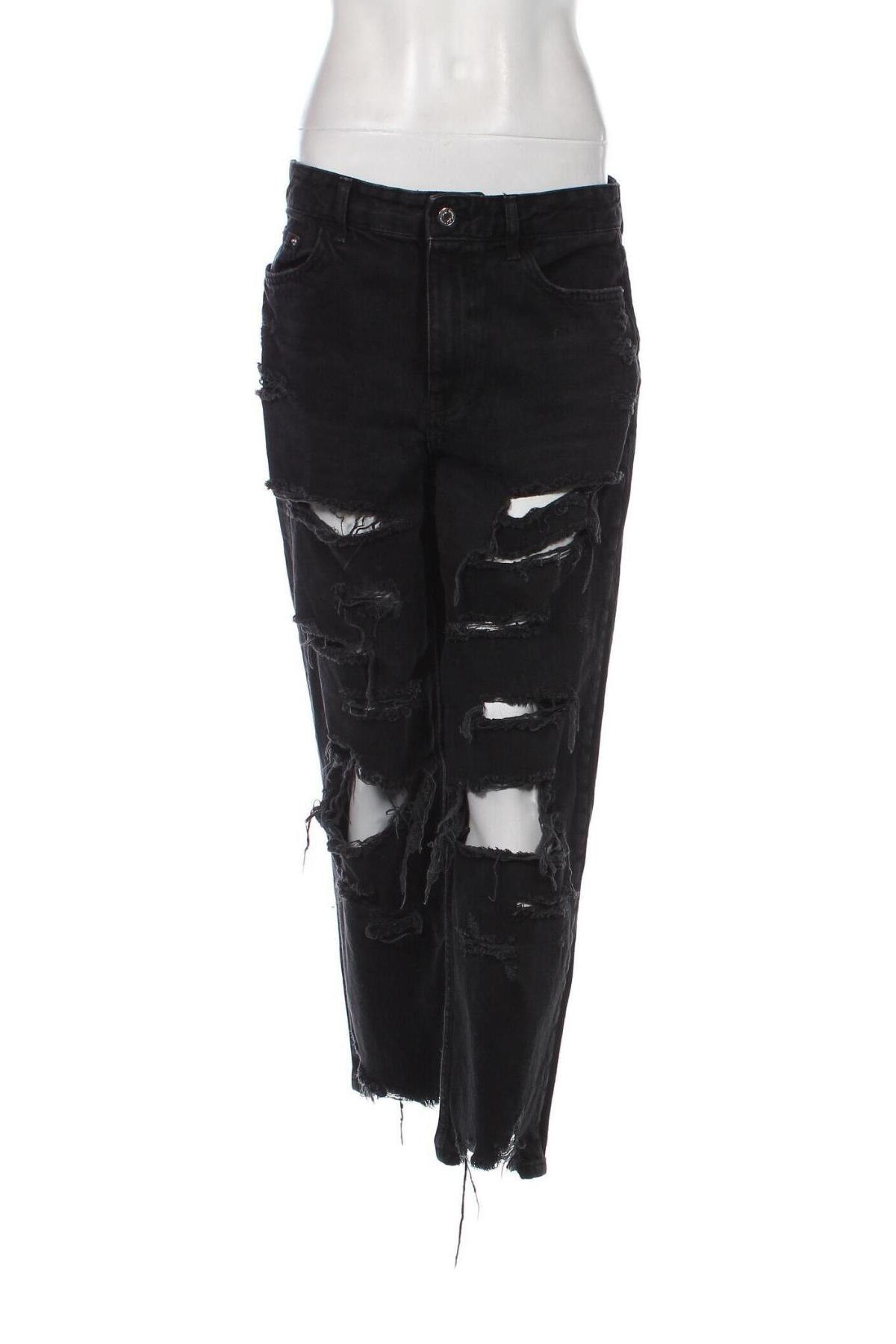 Damen Jeans Bershka, Größe L, Farbe Schwarz, Preis 22,76 €