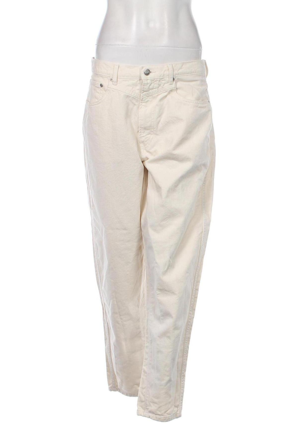 Дамски дънки Pepe Jeans, Размер L, Цвят Екрю, Цена 54,00 лв.