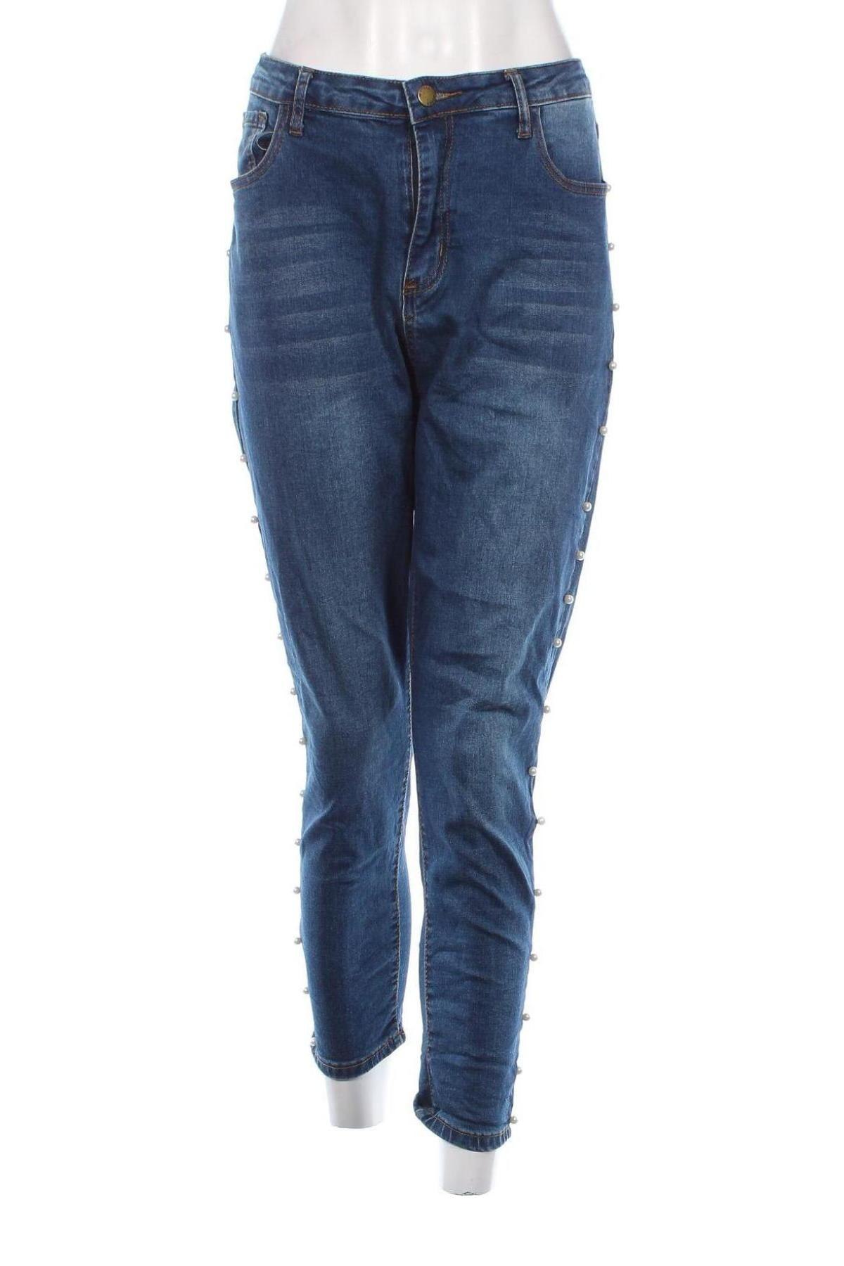 Dámske džínsy  SHEIN, Veľkosť L, Farba Modrá, Cena  16,44 €