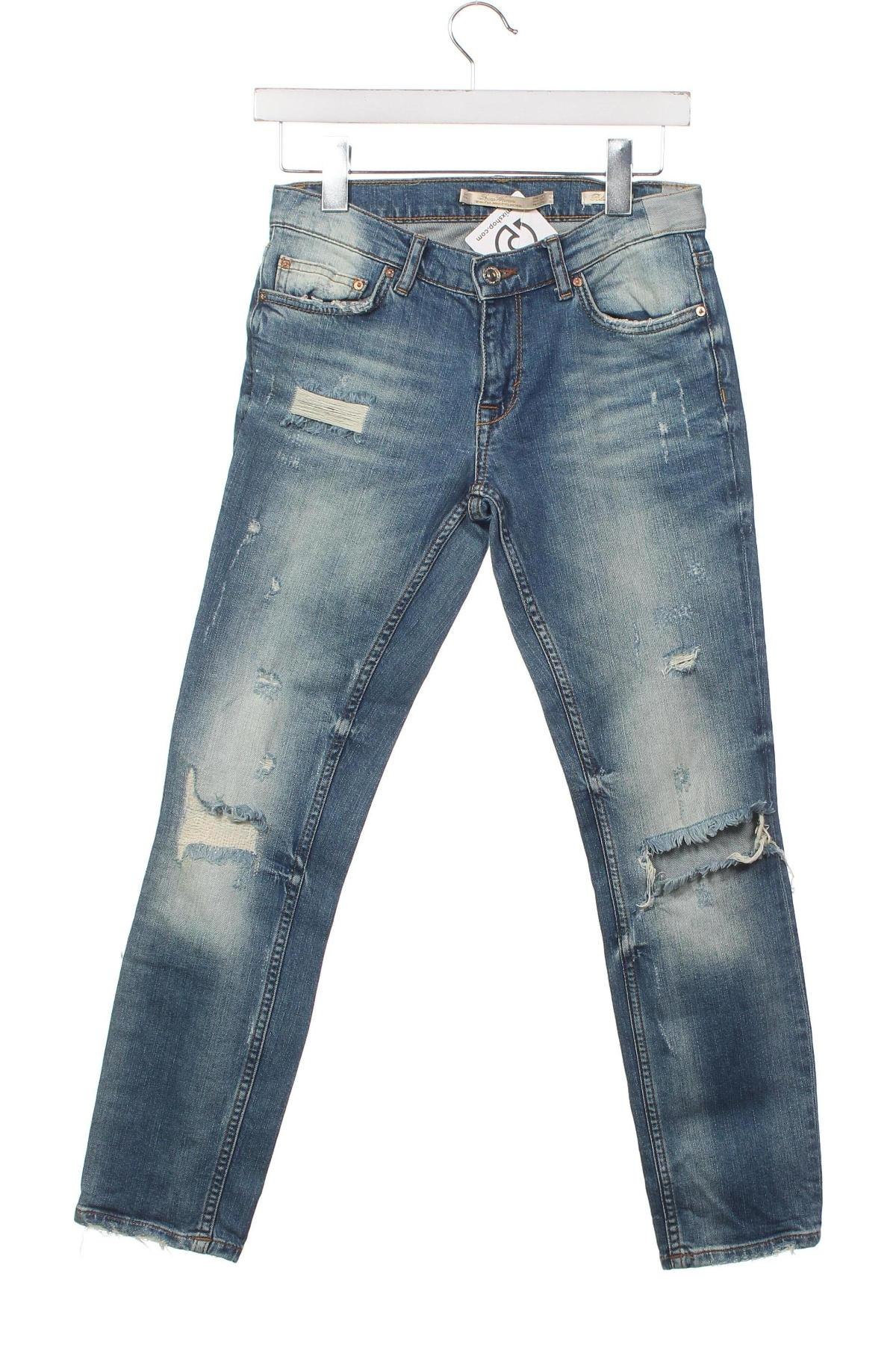 Dámské džíny  Zara, Velikost XS, Barva Modrá, Cena  928,00 Kč