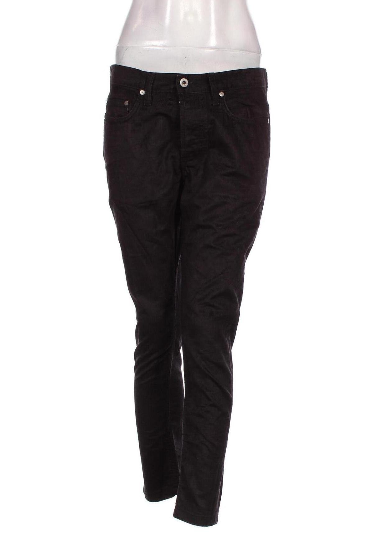 Γυναικείο κοτλέ παντελόνι Mauro Grifoni, Μέγεθος L, Χρώμα Μαύρο, Τιμή 37,62 €