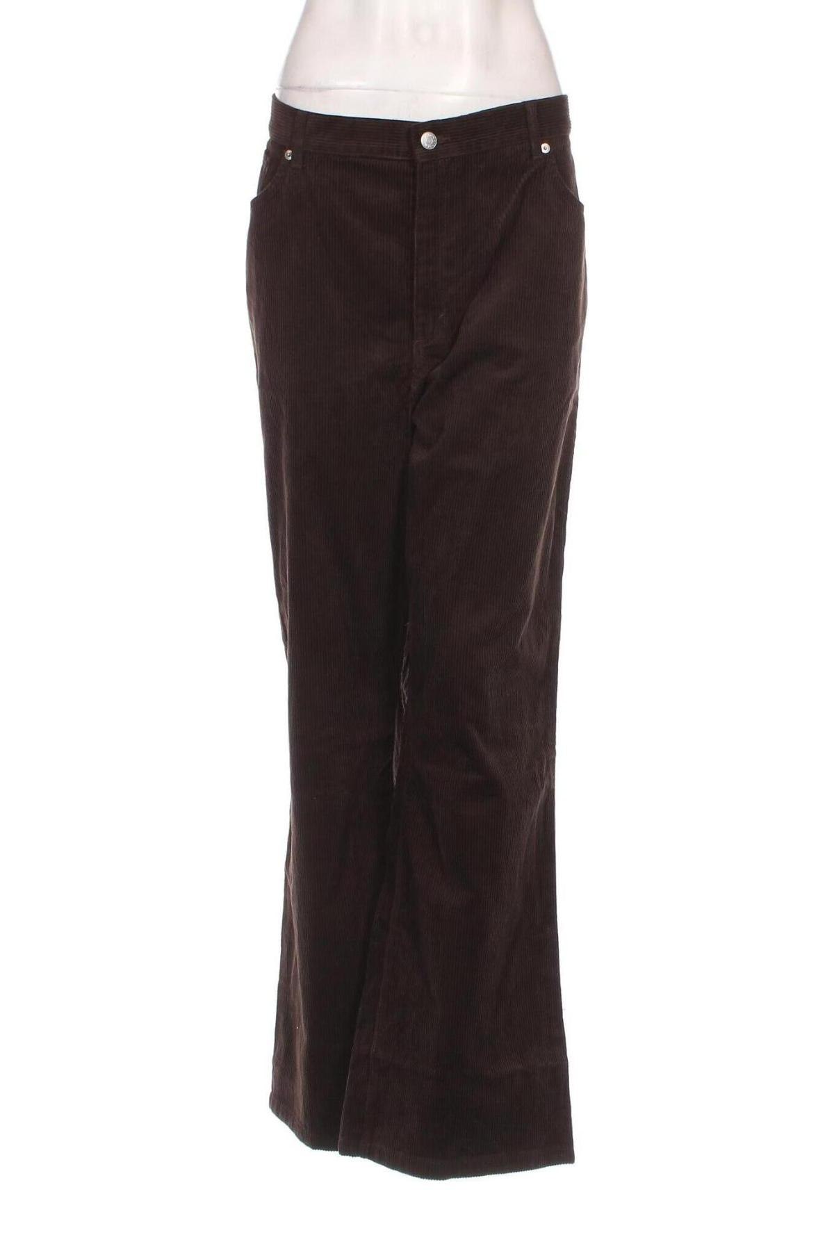 Дамски джинси Monki, Размер XXL, Цвят Кафяв, Цена 18,62 лв.