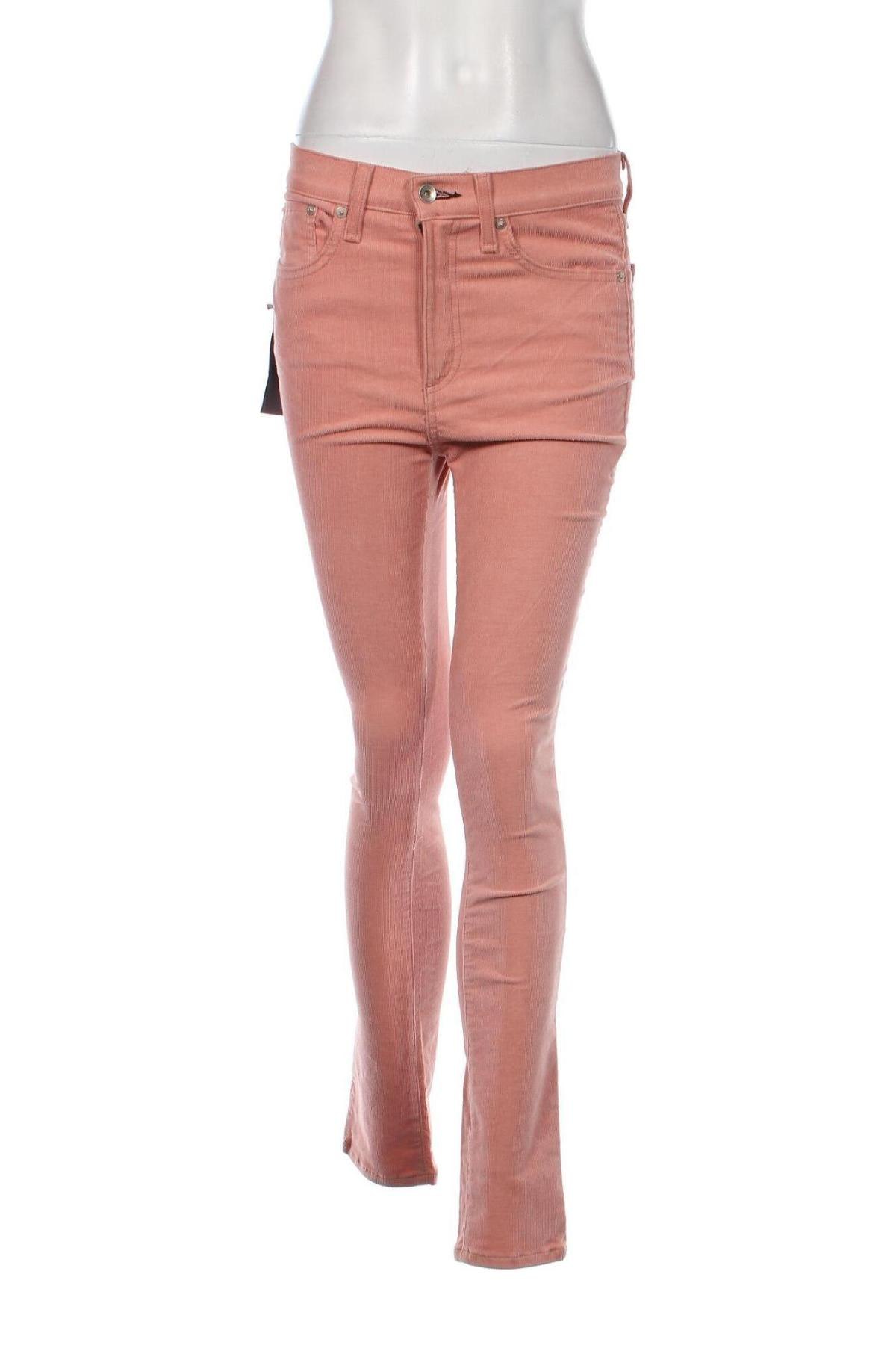 Pantaloni de velvet de femei Rag & Bone, Mărime S, Culoare Roz, Preț 228,32 Lei