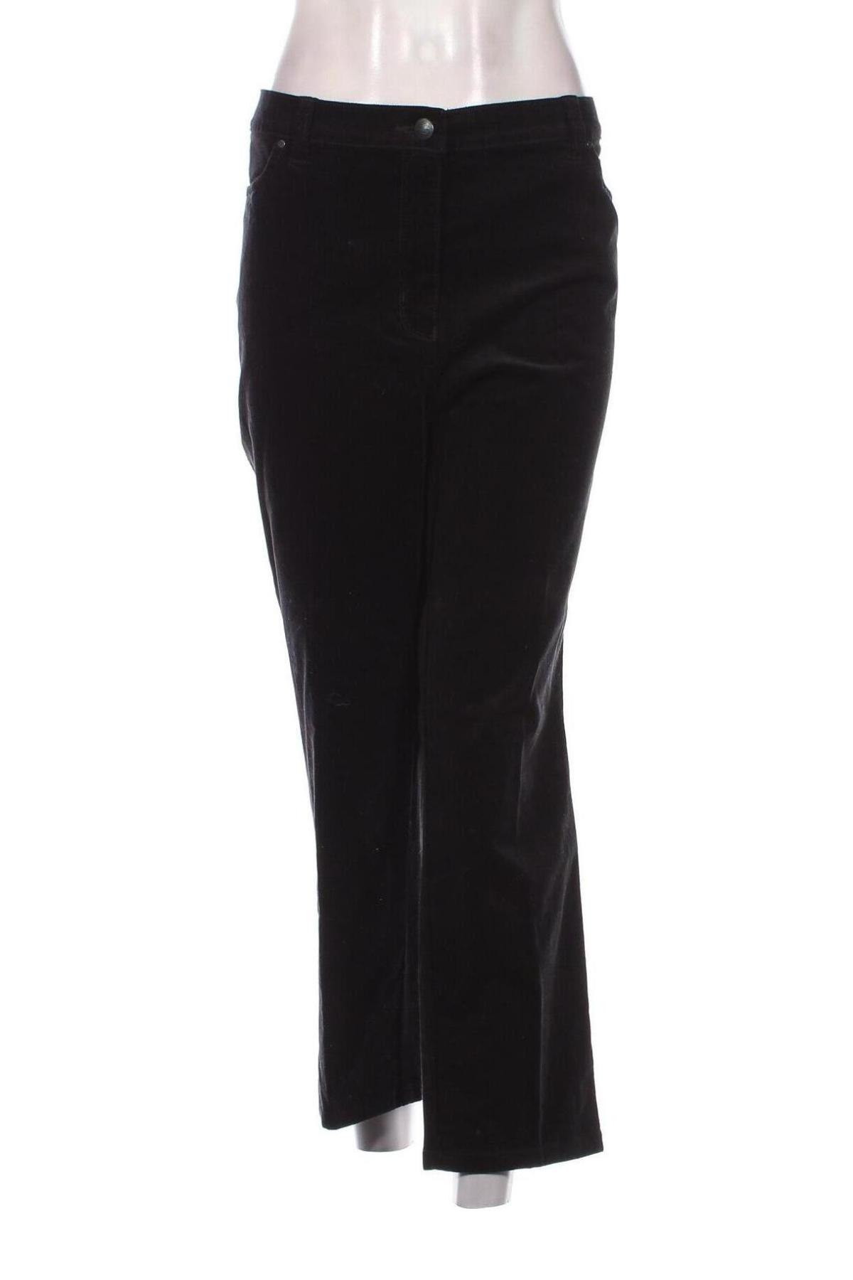 Γυναικείο κοτλέ παντελόνι Toni, Μέγεθος XXL, Χρώμα Μαύρο, Τιμή 4,84 €
