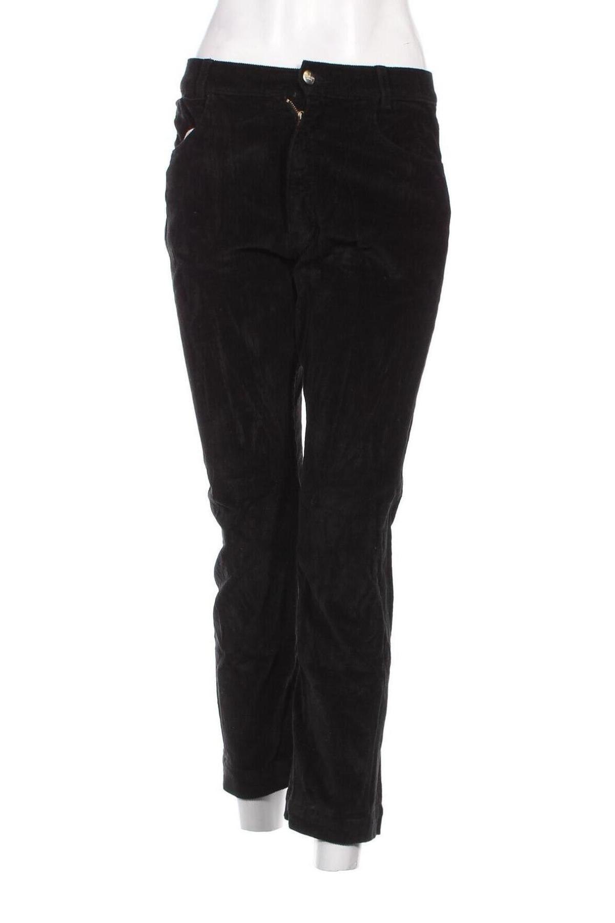 Γυναικείο κοτλέ παντελόνι Trussardi, Μέγεθος M, Χρώμα Μαύρο, Τιμή 21,91 €