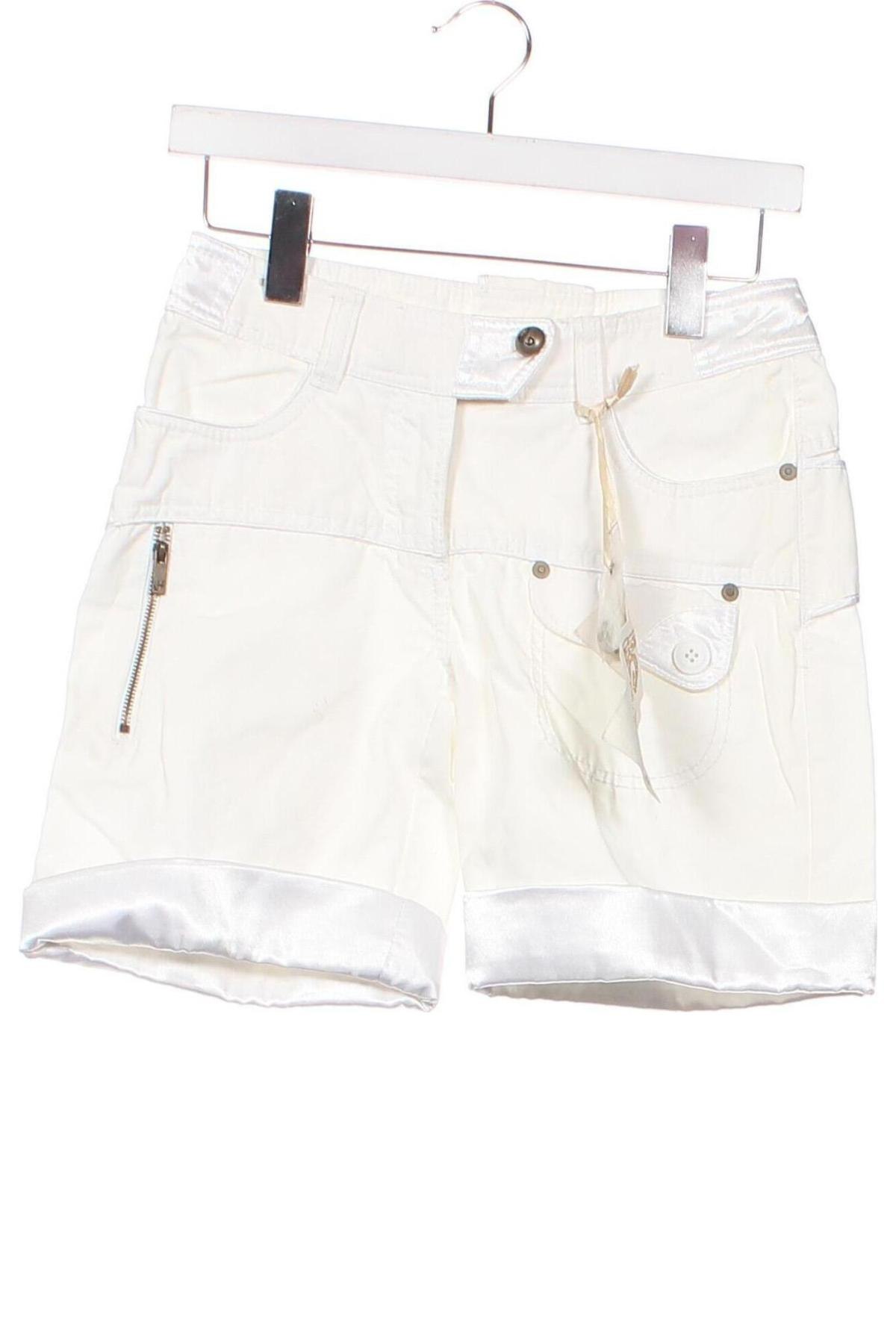 Дамски къс панталон, Размер M, Цвят Бял, Цена 18,82 лв.