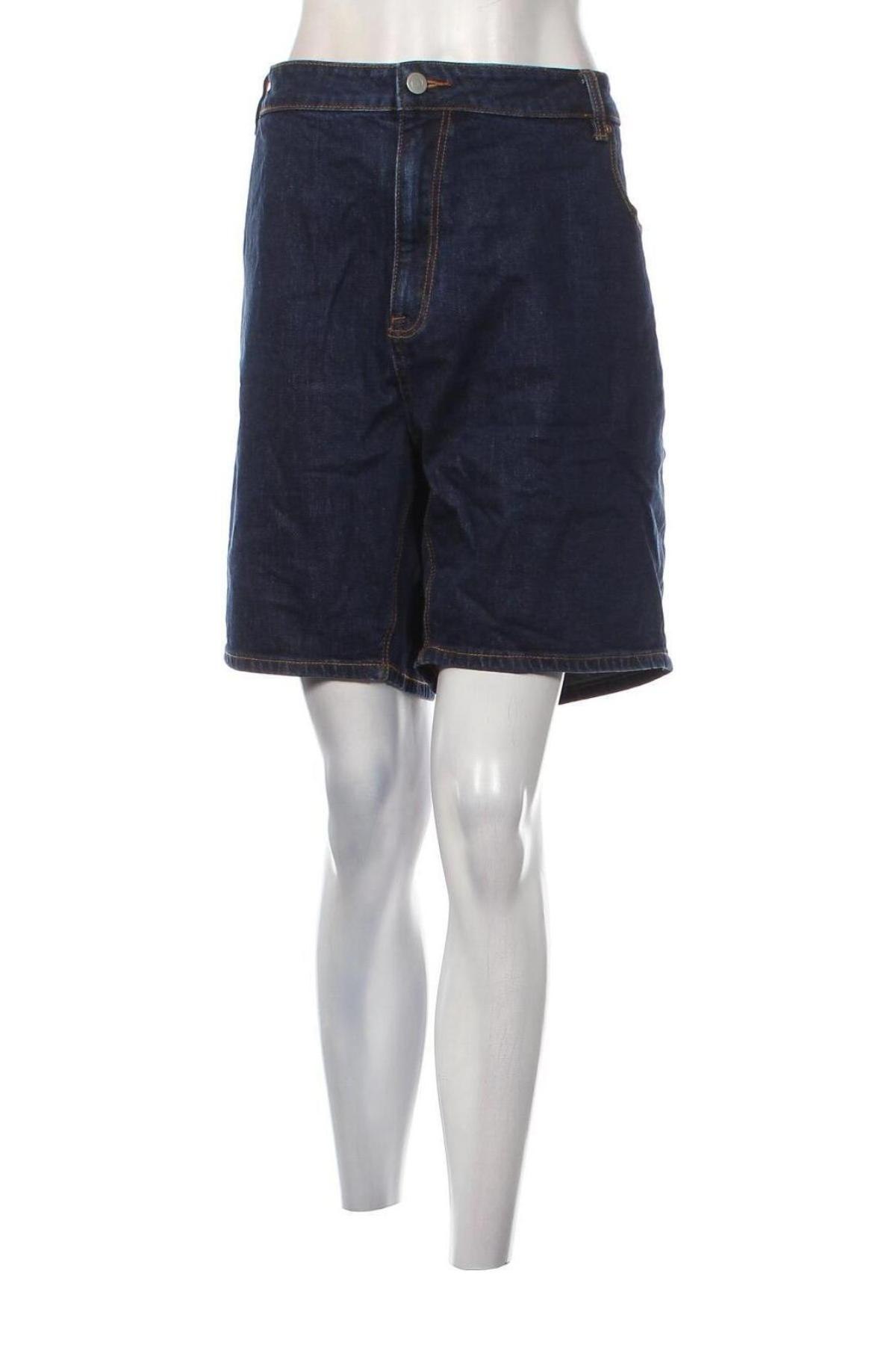 Γυναικείο κοντό παντελόνι ASOS, Μέγεθος 3XL, Χρώμα Μπλέ, Τιμή 14,85 €
