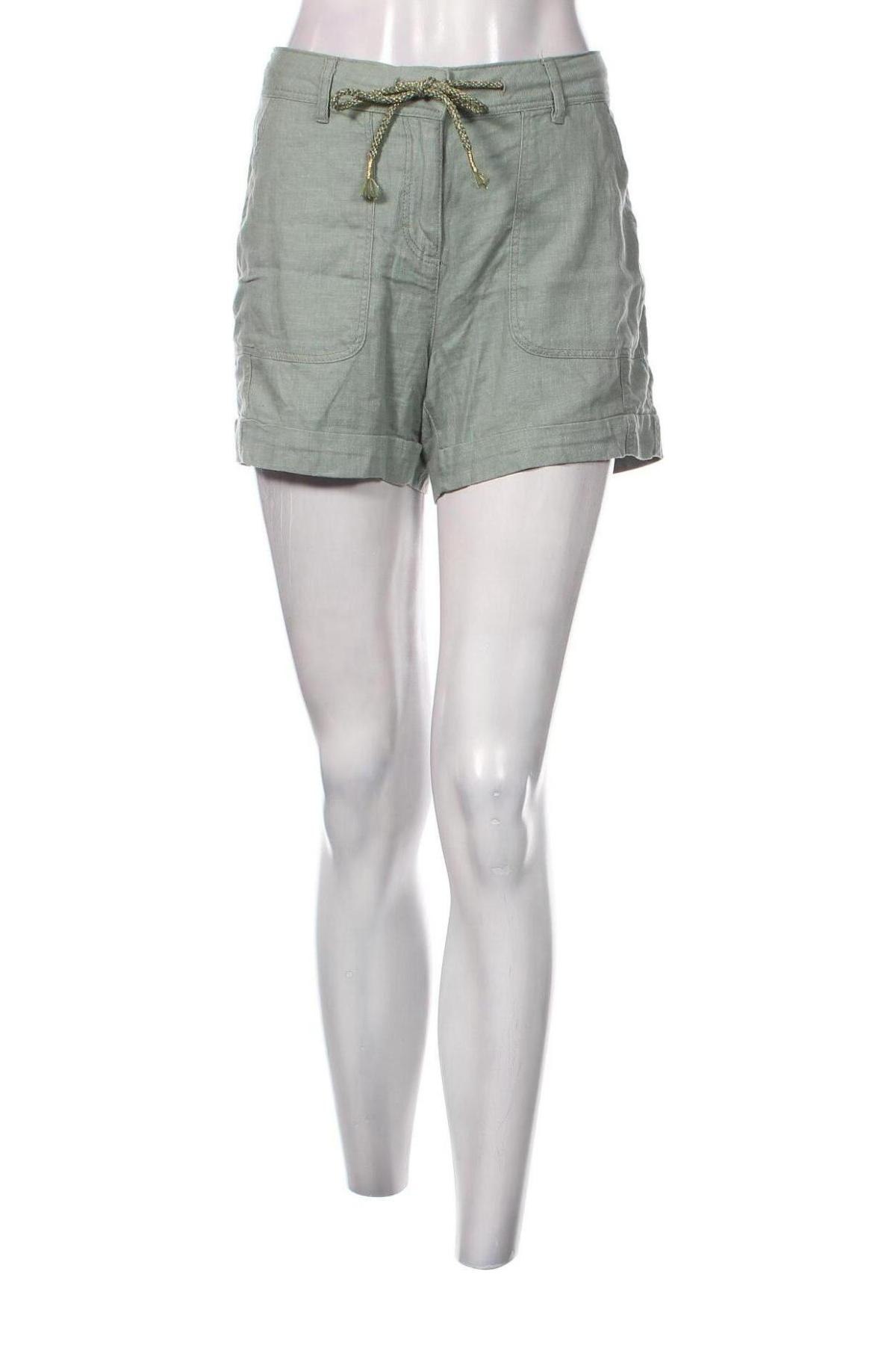 Γυναικείο κοντό παντελόνι Camaieu, Μέγεθος M, Χρώμα Πράσινο, Τιμή 8,31 €