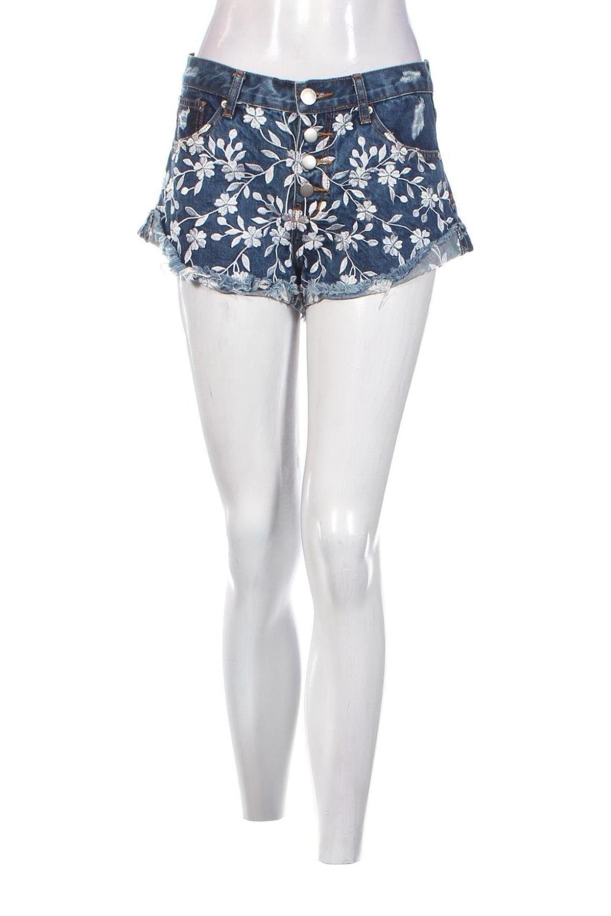 Γυναικείο κοντό παντελόνι Glamorous, Μέγεθος S, Χρώμα Μπλέ, Τιμή 4,89 €