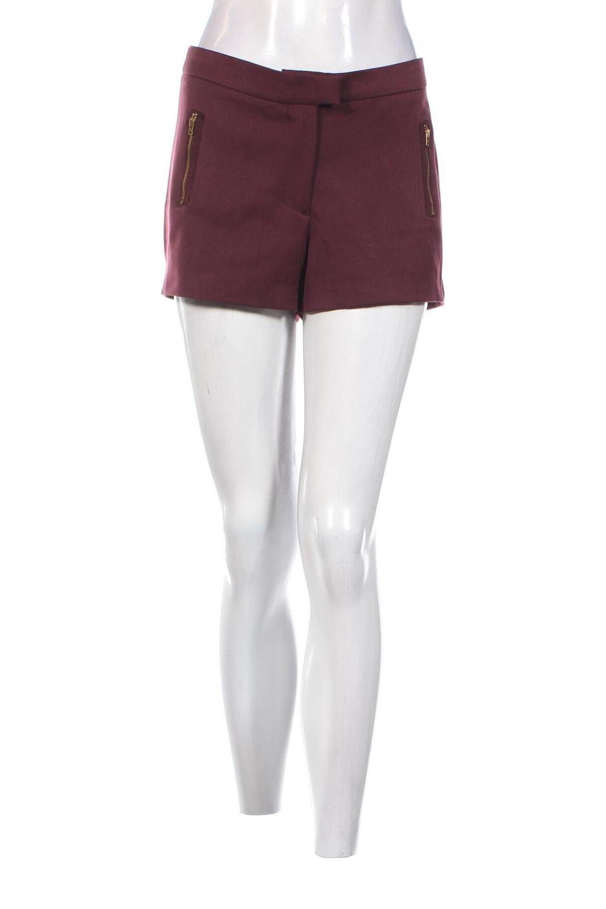 Дамски къс панталон Naf Naf, Размер L, Цвят Червен, Цена 12,96 лв.