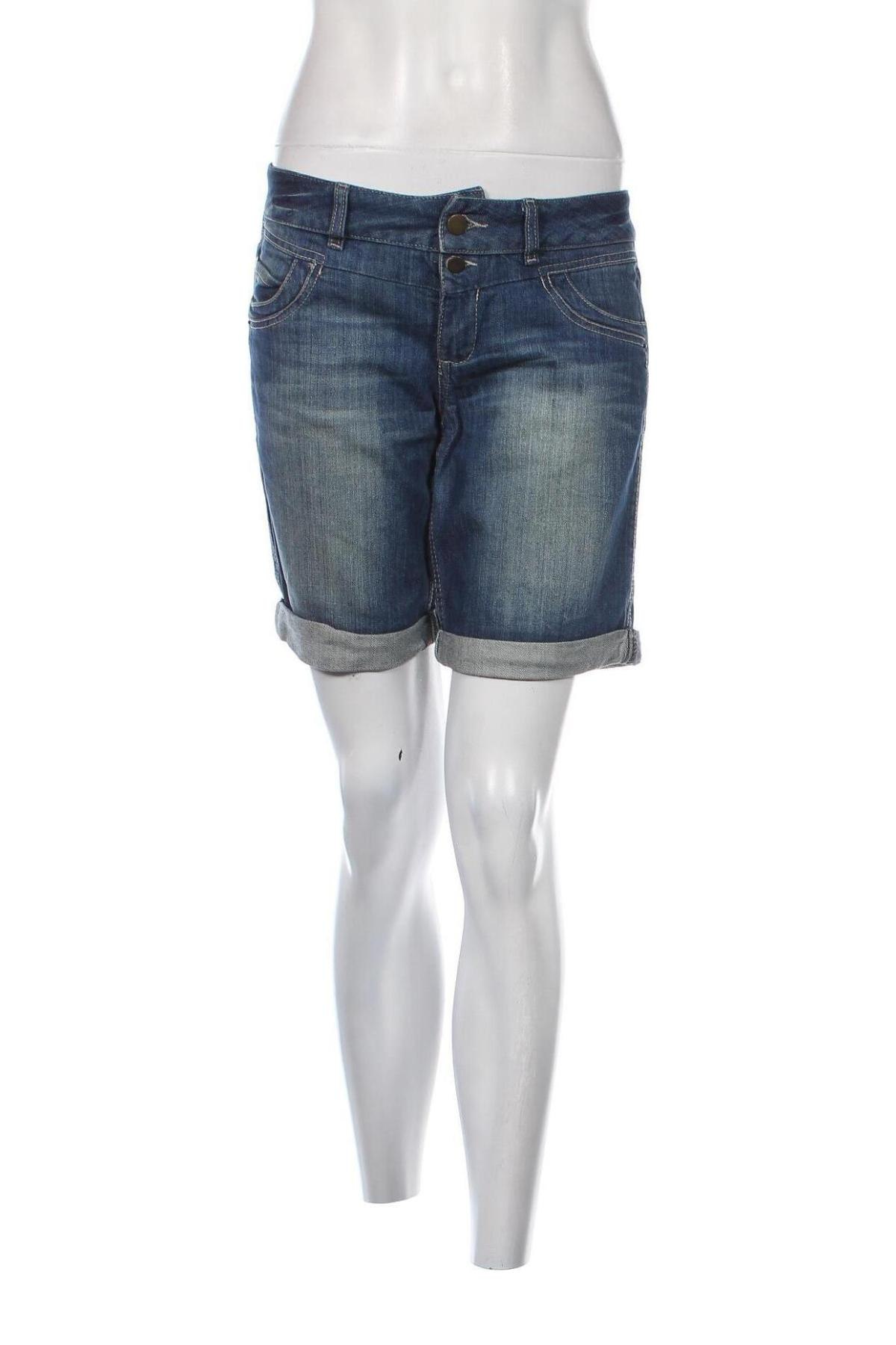 Дамски къс панталон Promod, Размер S, Цвят Син, Цена 14,72 лв.