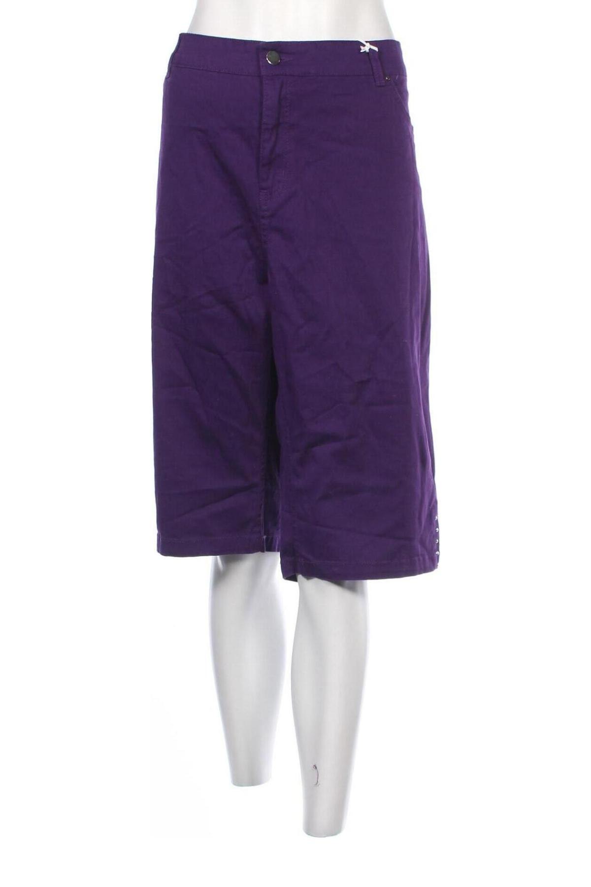 Дамски къс панталон Rockmans, Размер 4XL, Цвят Лилав, Цена 72,00 лв.