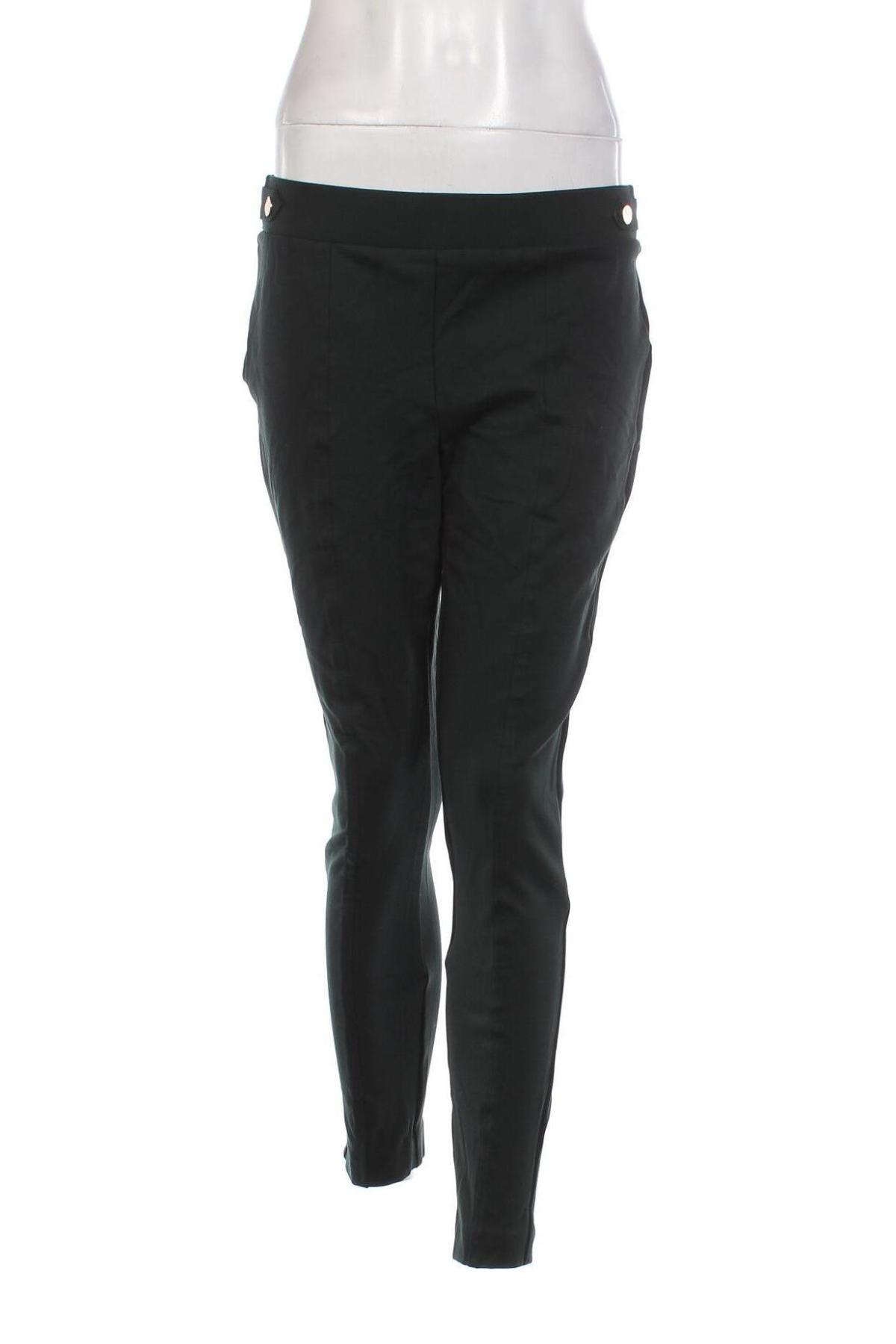 Дамски панталон Anne Klein, Размер M, Цвят Зелен, Цена 30,15 лв.