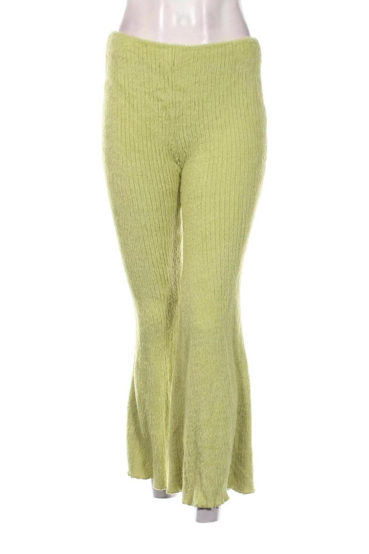 Γυναικείο παντελόνι Bershka, Μέγεθος XS, Χρώμα Πράσινο, Τιμή 17,94 €