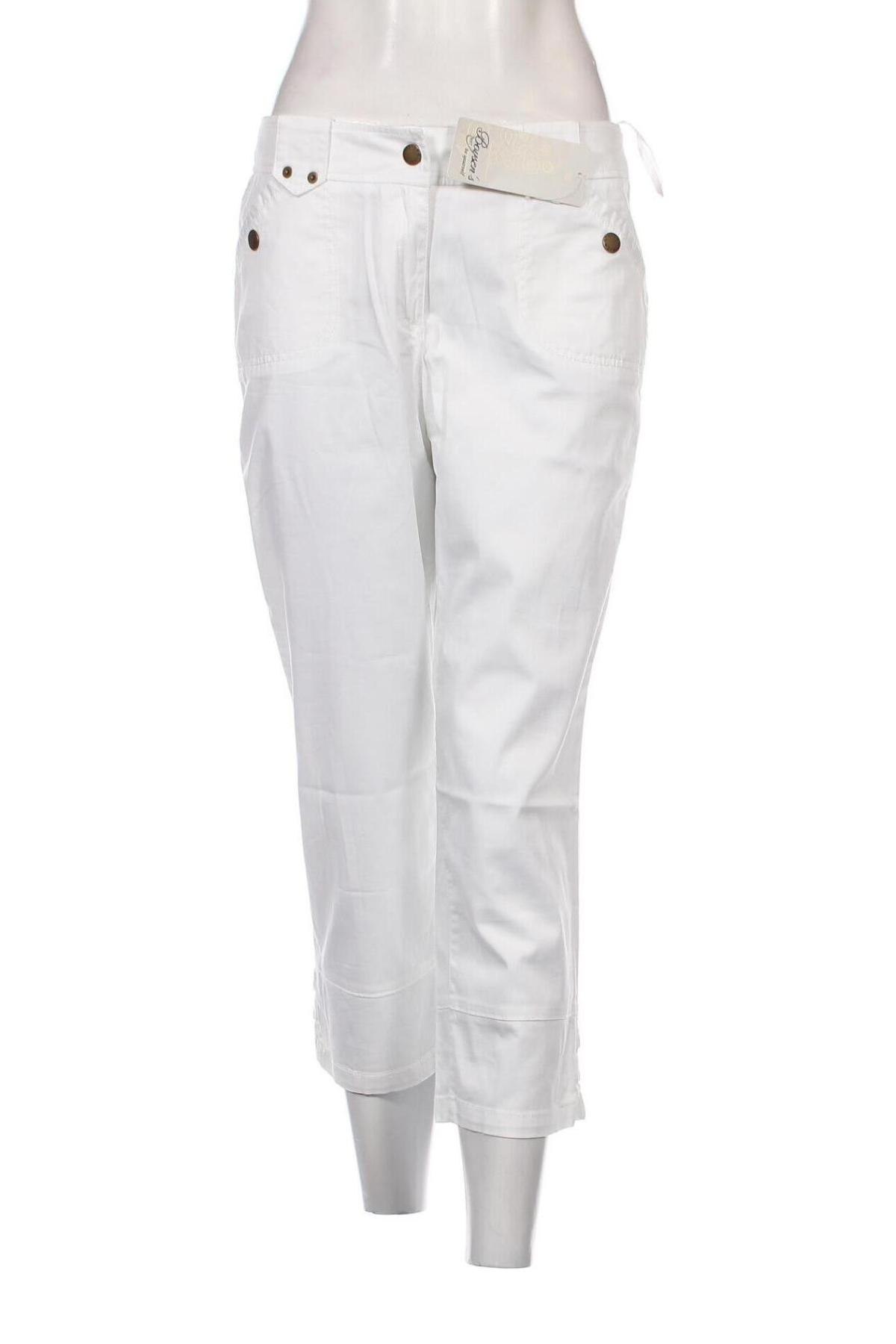 Дамски панталон Boysen's, Размер M, Цвят Бял, Цена 14,72 лв.