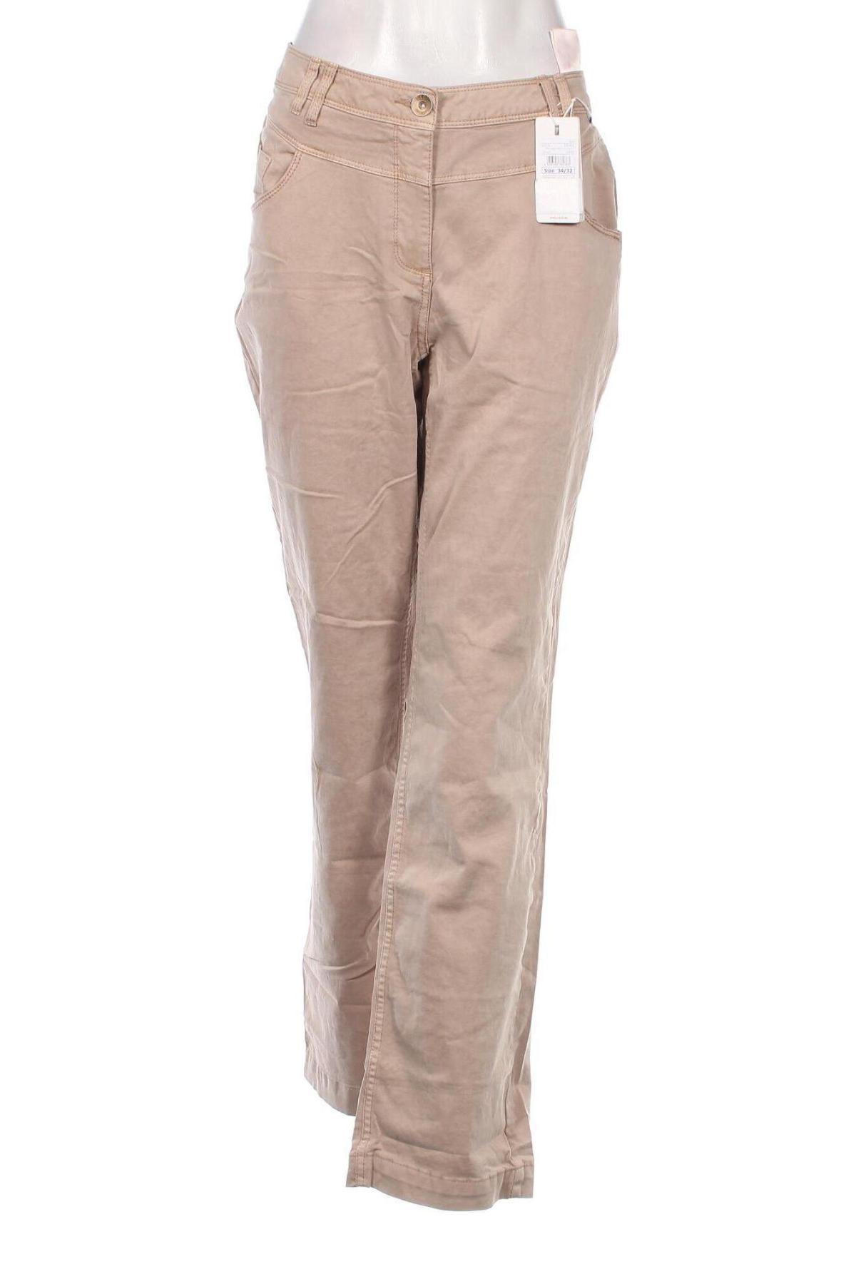 Γυναικείο παντελόνι Cecil, Μέγεθος XXL, Χρώμα  Μπέζ, Τιμή 20,18 €