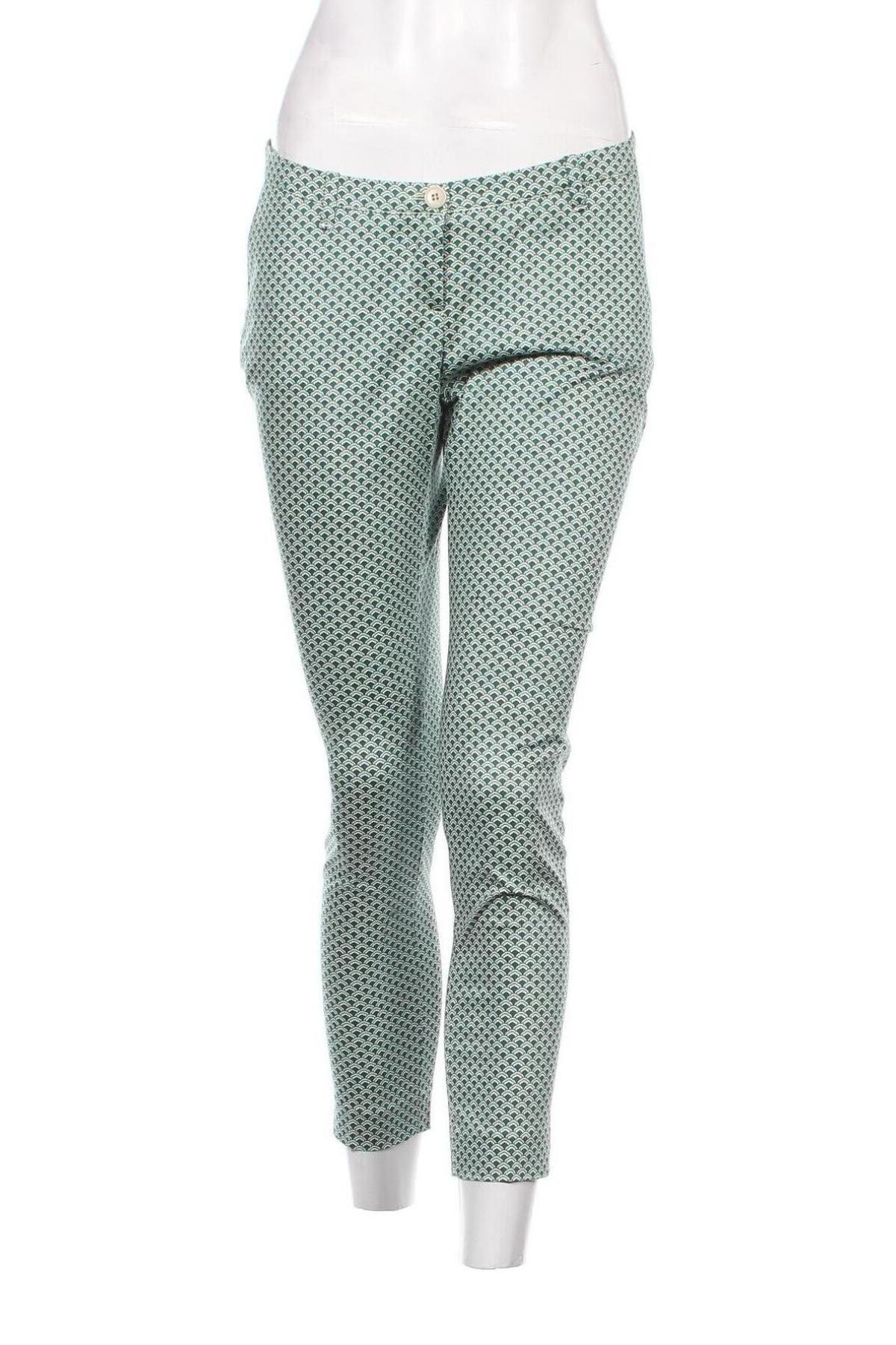 Дамски панталон Cyrillus, Размер M, Цвят Зелен, Цена 32,63 лв.