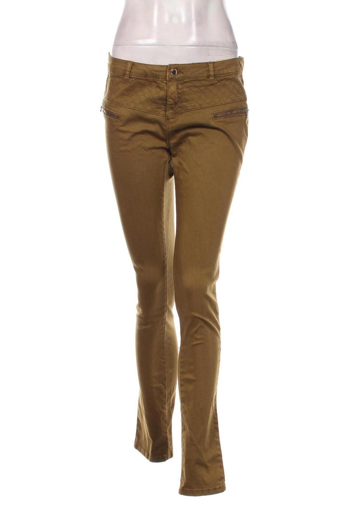 Дамски панталон Etam, Размер L, Цвят Зелен, Цена 17,40 лв.
