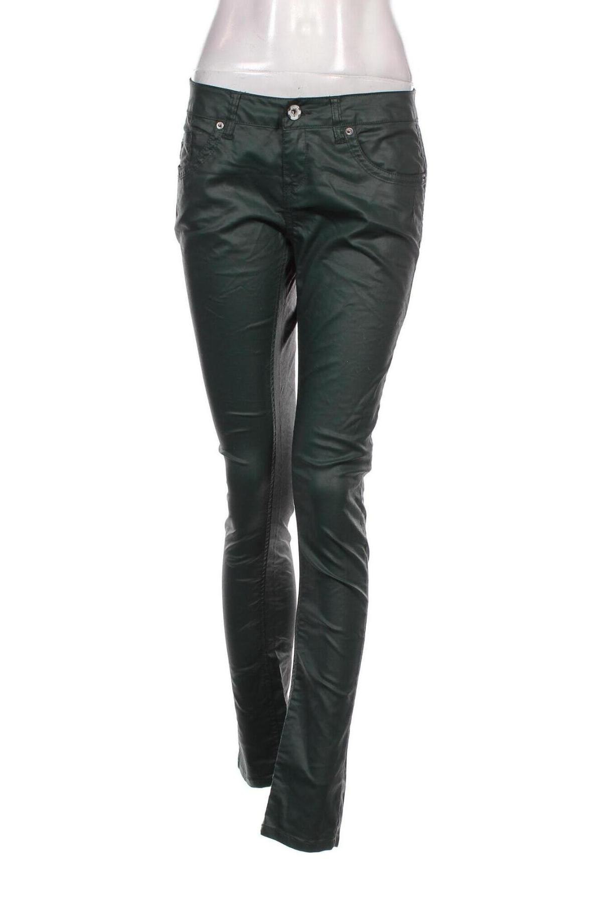 Dámské kalhoty  Garcia Jeans, Velikost L, Barva Zelená, Cena  125,00 Kč