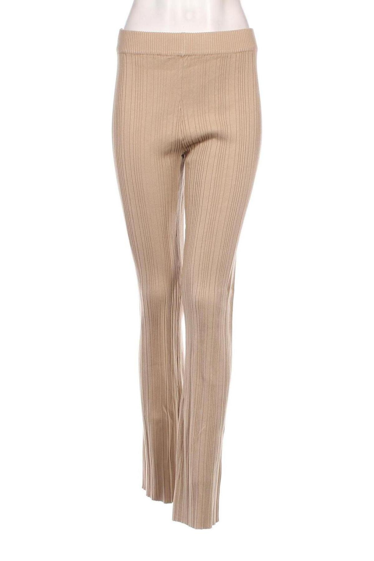 Pantaloni de femei Gina Tricot, Mărime XL, Culoare Bej, Preț 33,75 Lei
