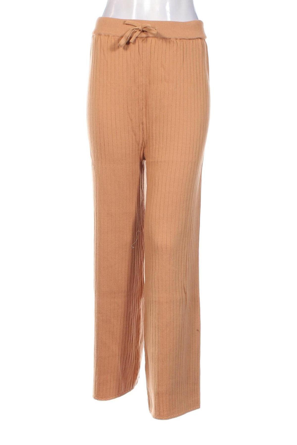 Γυναικείο παντελόνι Glamorous, Μέγεθος L, Χρώμα Καφέ, Τιμή 10,32 €