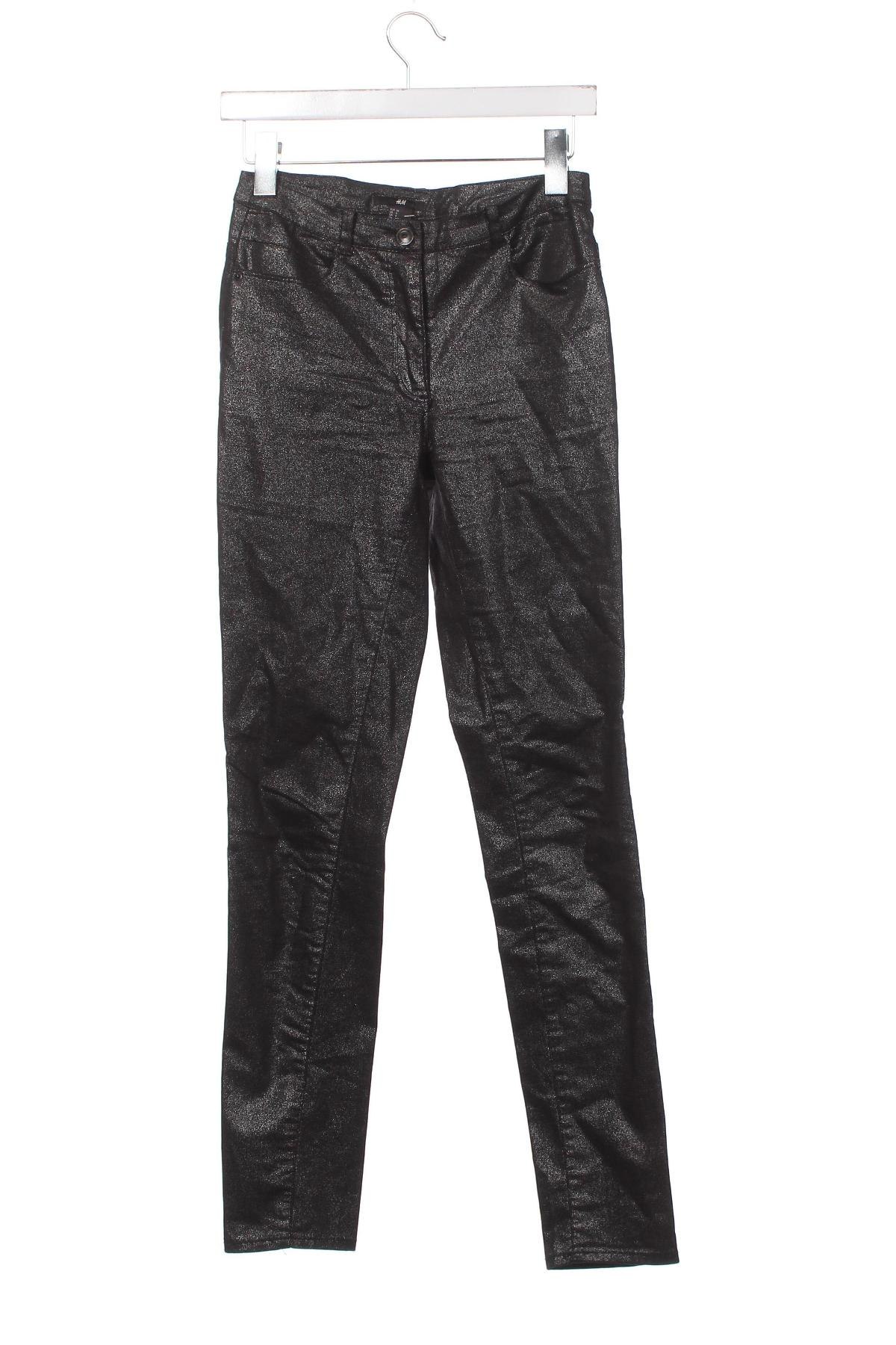 Pantaloni de femei H&M, Mărime XS, Culoare Negru, Preț 17,17 Lei