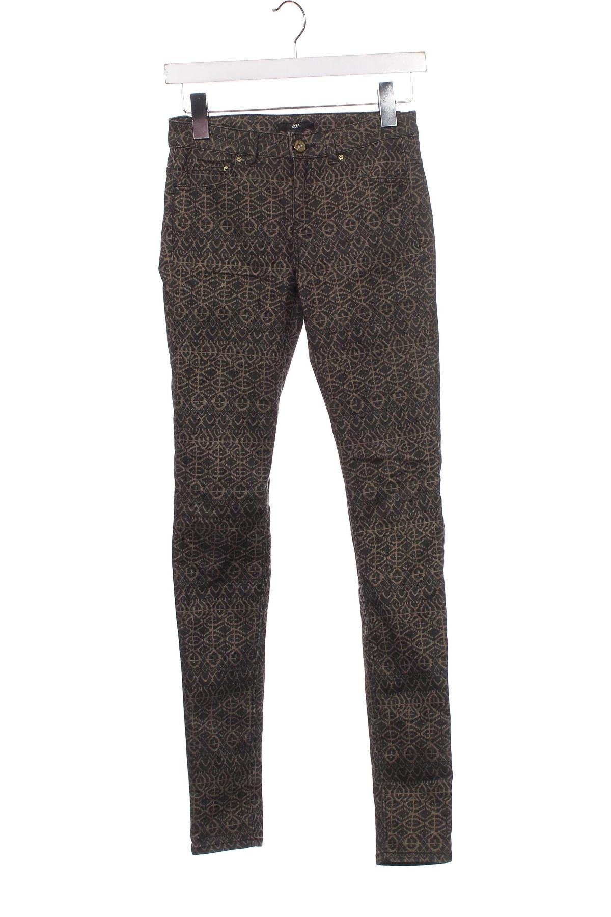 Pantaloni de femei H&M, Mărime XS, Culoare Multicolor, Preț 17,17 Lei