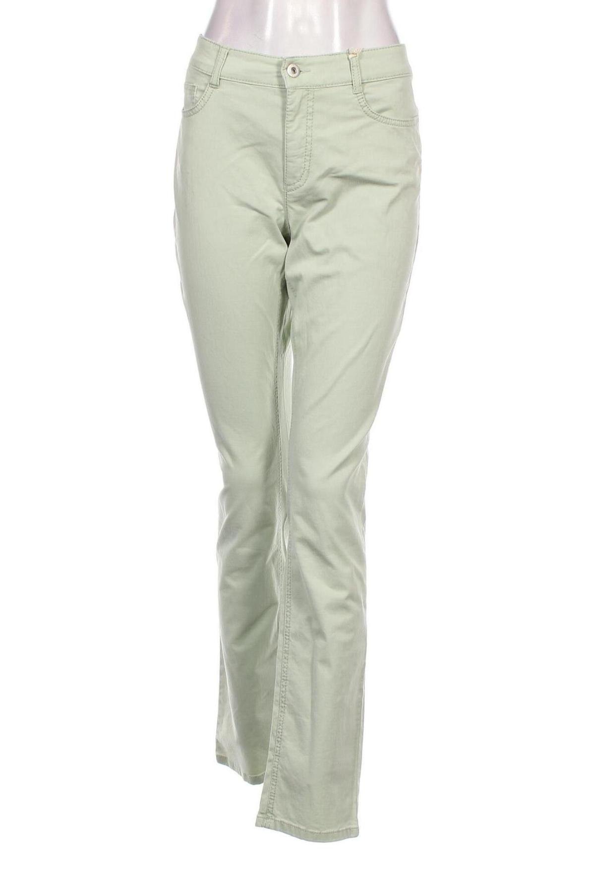 Γυναικείο παντελόνι Mac, Μέγεθος L, Χρώμα Πράσινο, Τιμή 90,31 €
