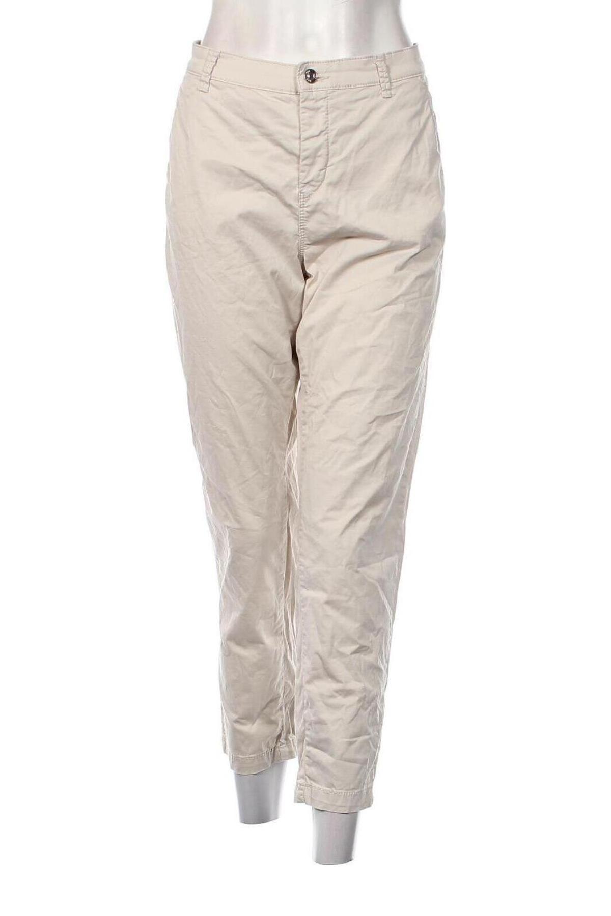 Γυναικείο παντελόνι Mac, Μέγεθος L, Χρώμα  Μπέζ, Τιμή 15,76 €