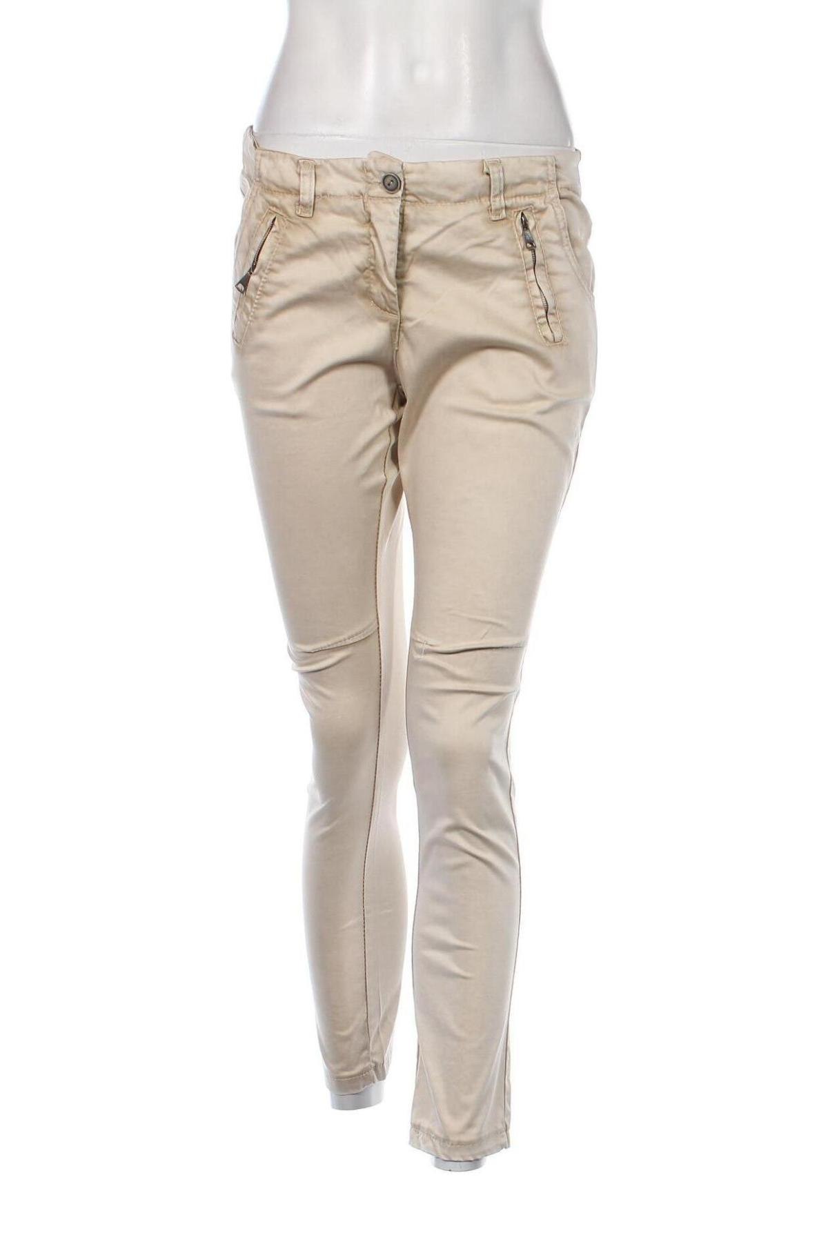 Pantaloni de femei Made In Italy, Mărime S, Culoare Bej, Preț 14,31 Lei