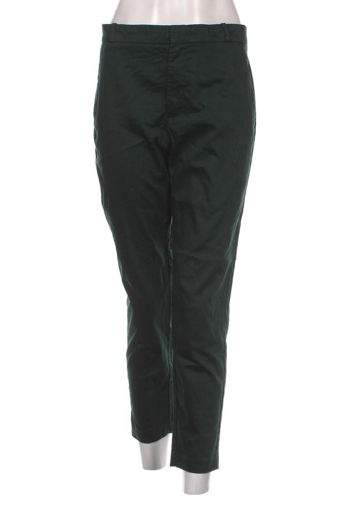 Pantaloni de femei Mango, Mărime L, Culoare Verde, Preț 75,99 Lei