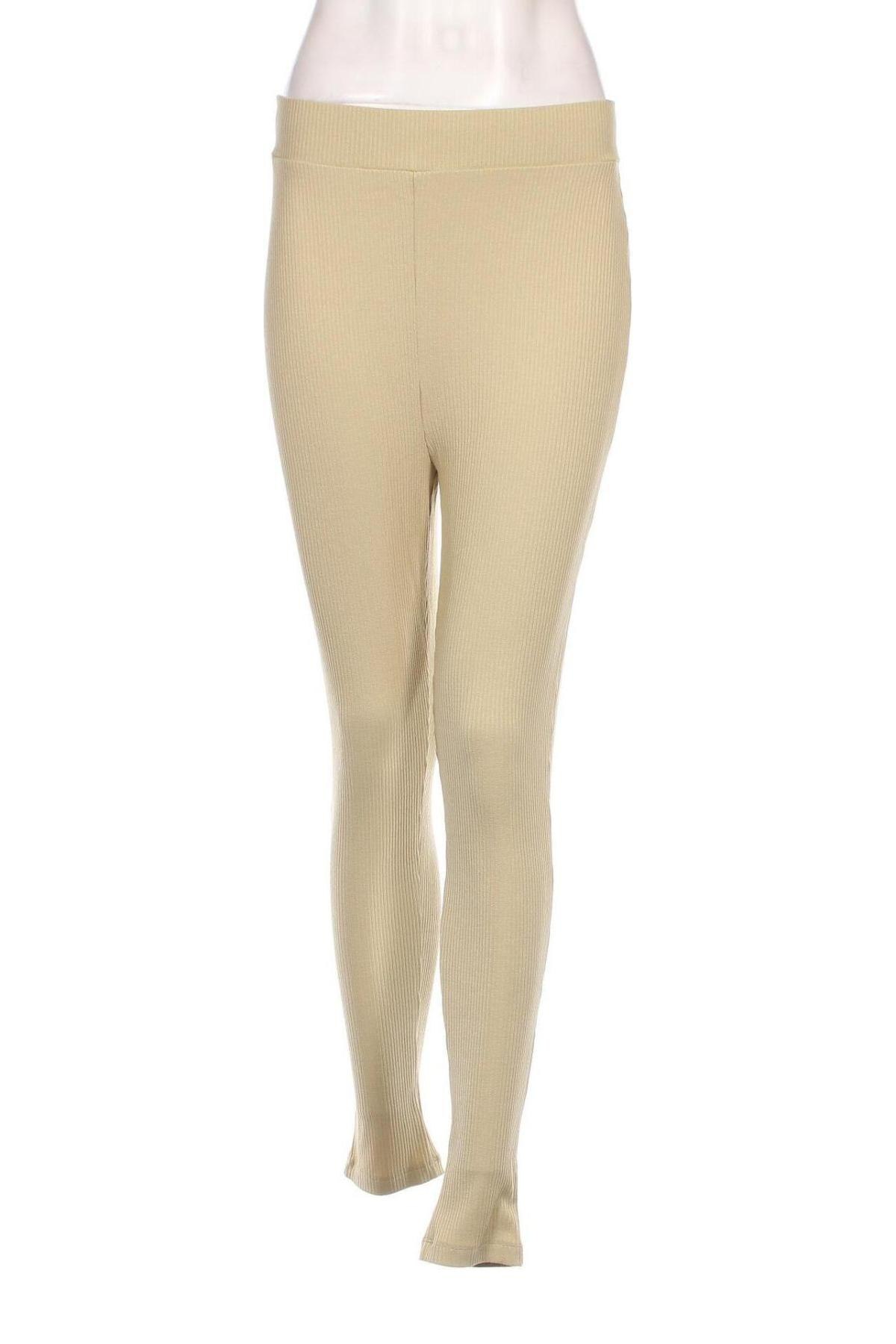 Дамски панталон NA-KD, Размер L, Цвят Жълт, Цена 13,92 лв.