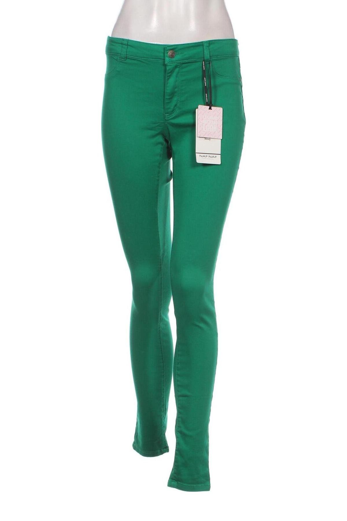 Dámské kalhoty  Naf Naf, Velikost S, Barva Zelená, Cena  1 261,00 Kč
