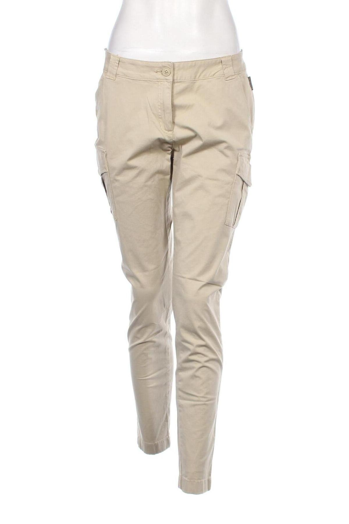Дамски панталон Napapijri, Размер M, Цвят Бежов, Цена 63,03 лв.