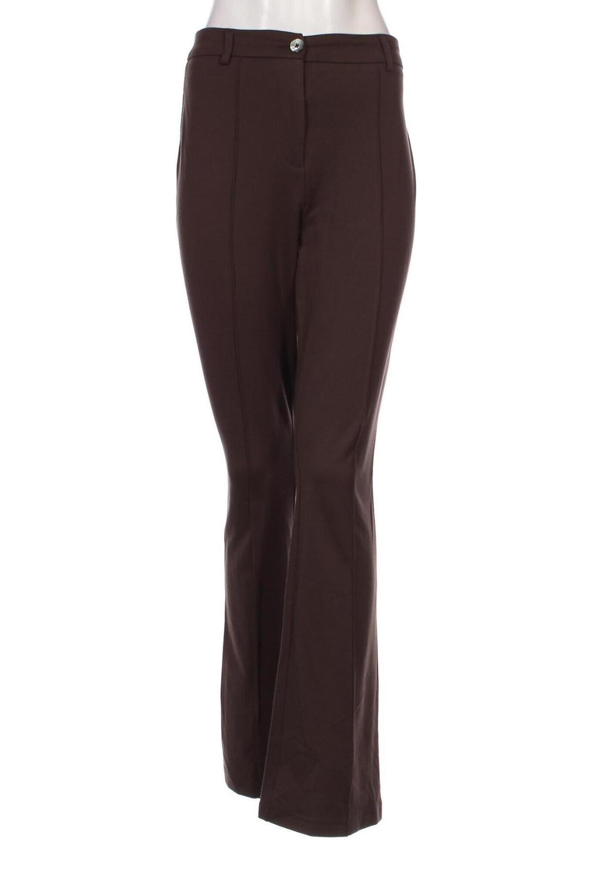 Pantaloni de femei Object, Mărime L, Culoare Maro, Preț 286,18 Lei