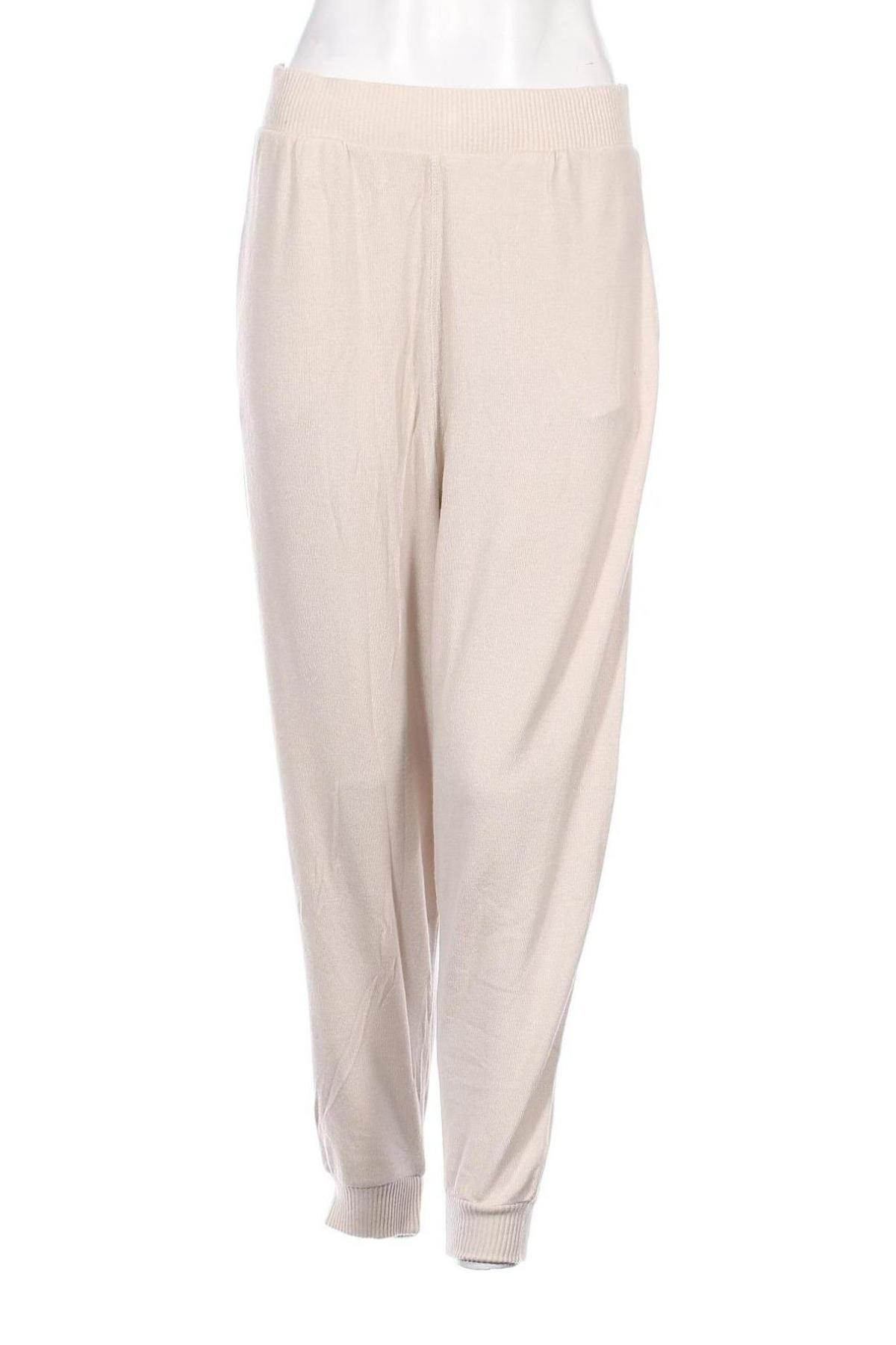 Γυναικείο παντελόνι Oysho, Μέγεθος S, Χρώμα Εκρού, Τιμή 13,46 €