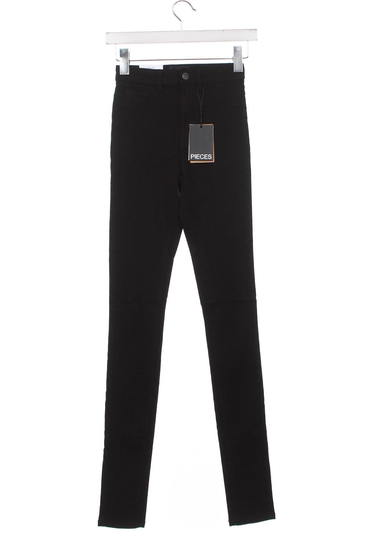 Pantaloni de femei Pieces, Mărime XXS, Culoare Negru, Preț 51,51 Lei