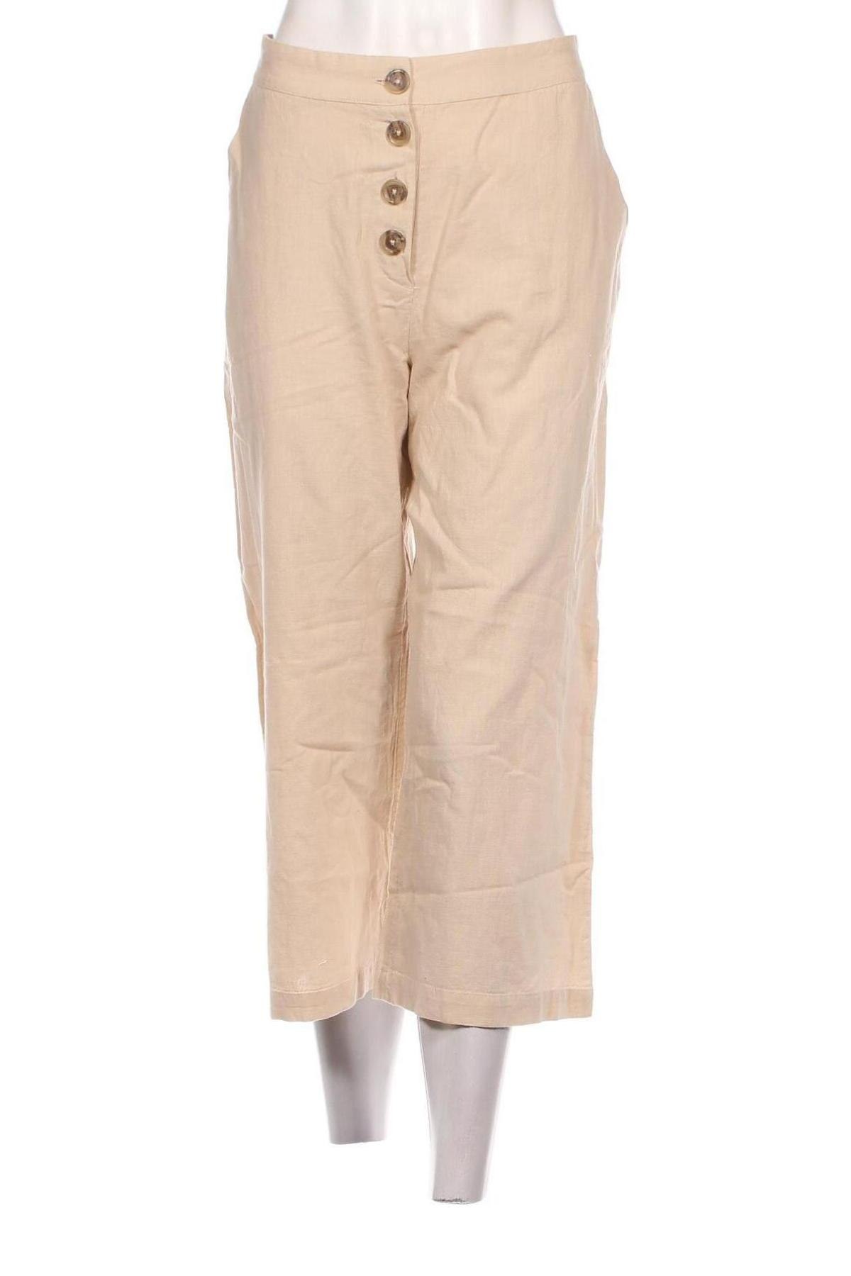 Γυναικείο παντελόνι Pimkie, Μέγεθος M, Χρώμα  Μπέζ, Τιμή 9,48 €