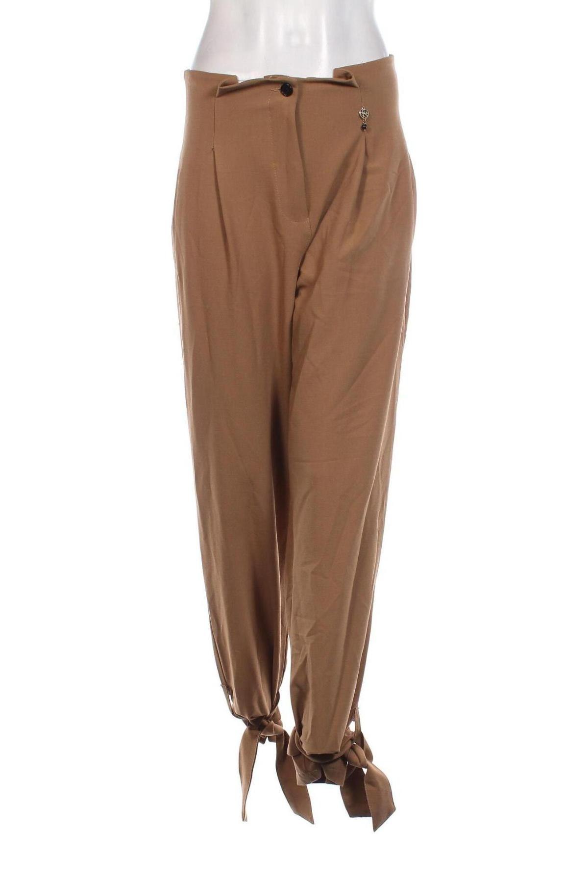 Дамски панталон Rinascimento, Размер L, Цвят Бежов, Цена 83,22 лв.