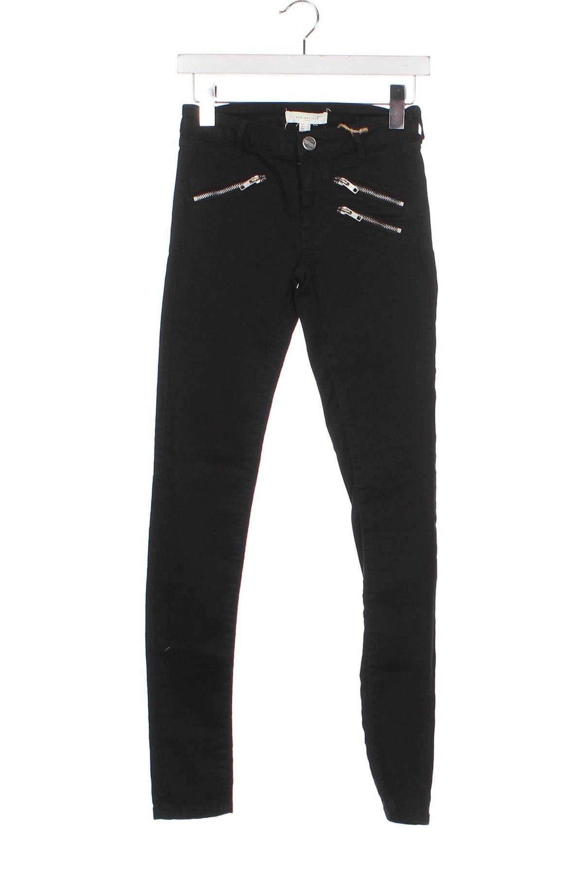 Pantaloni de femei Springfield, Mărime S, Culoare Negru, Preț 58,16 Lei