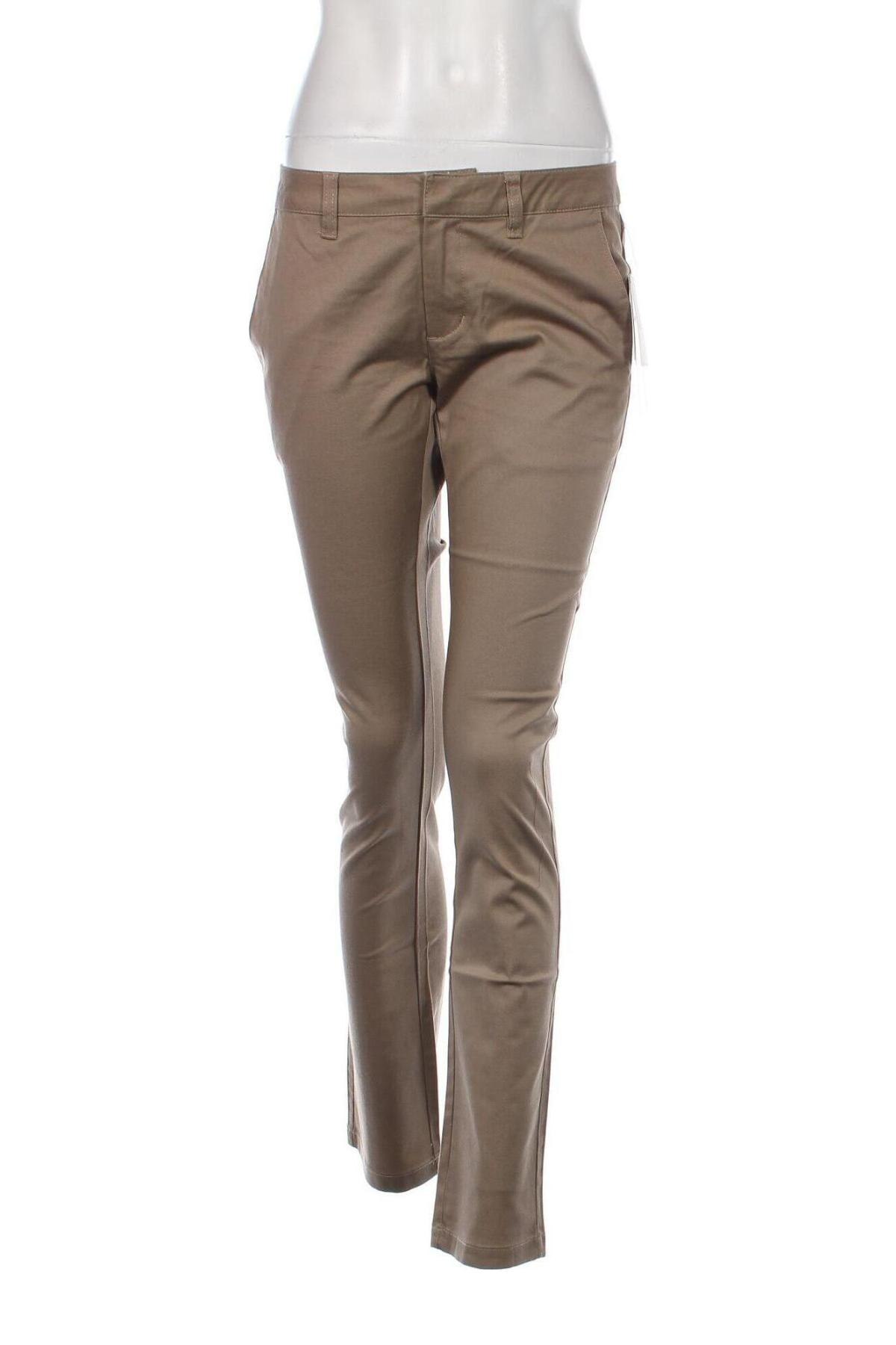 Дамски панталон Volcom, Размер S, Цвят Кафяв, Цена 23,36 лв.