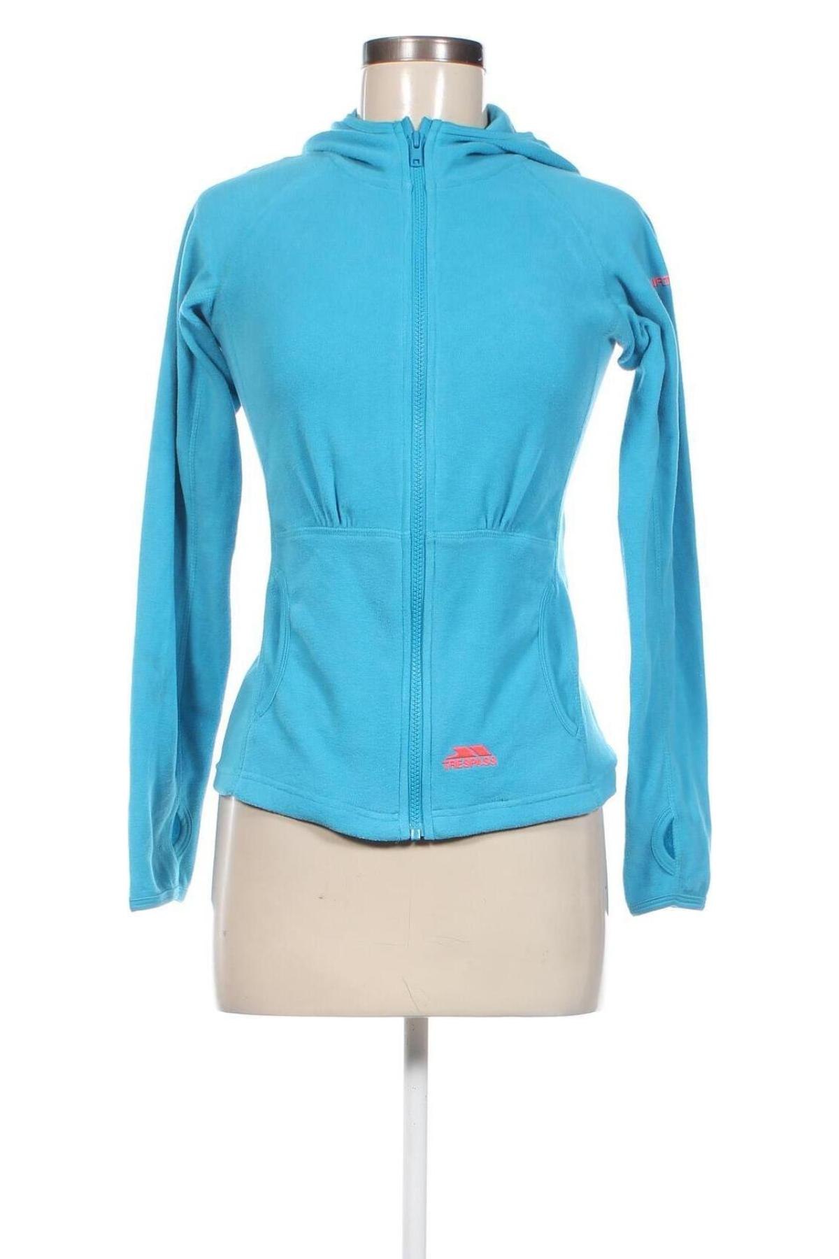 Γυναικείο fleece φούτερ Trespass, Μέγεθος XXS, Χρώμα Μπλέ, Τιμή 12,62 €