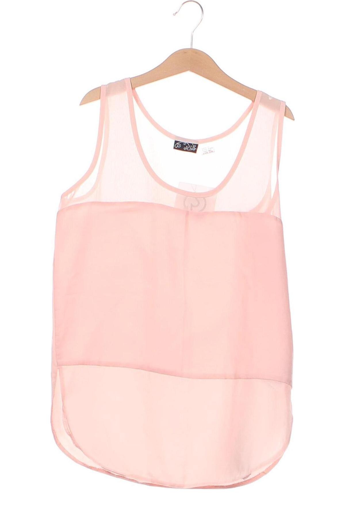 Γυναικείο αμάνικο μπλουζάκι, Μέγεθος XS, Χρώμα Ρόζ , Τιμή 2,66 €