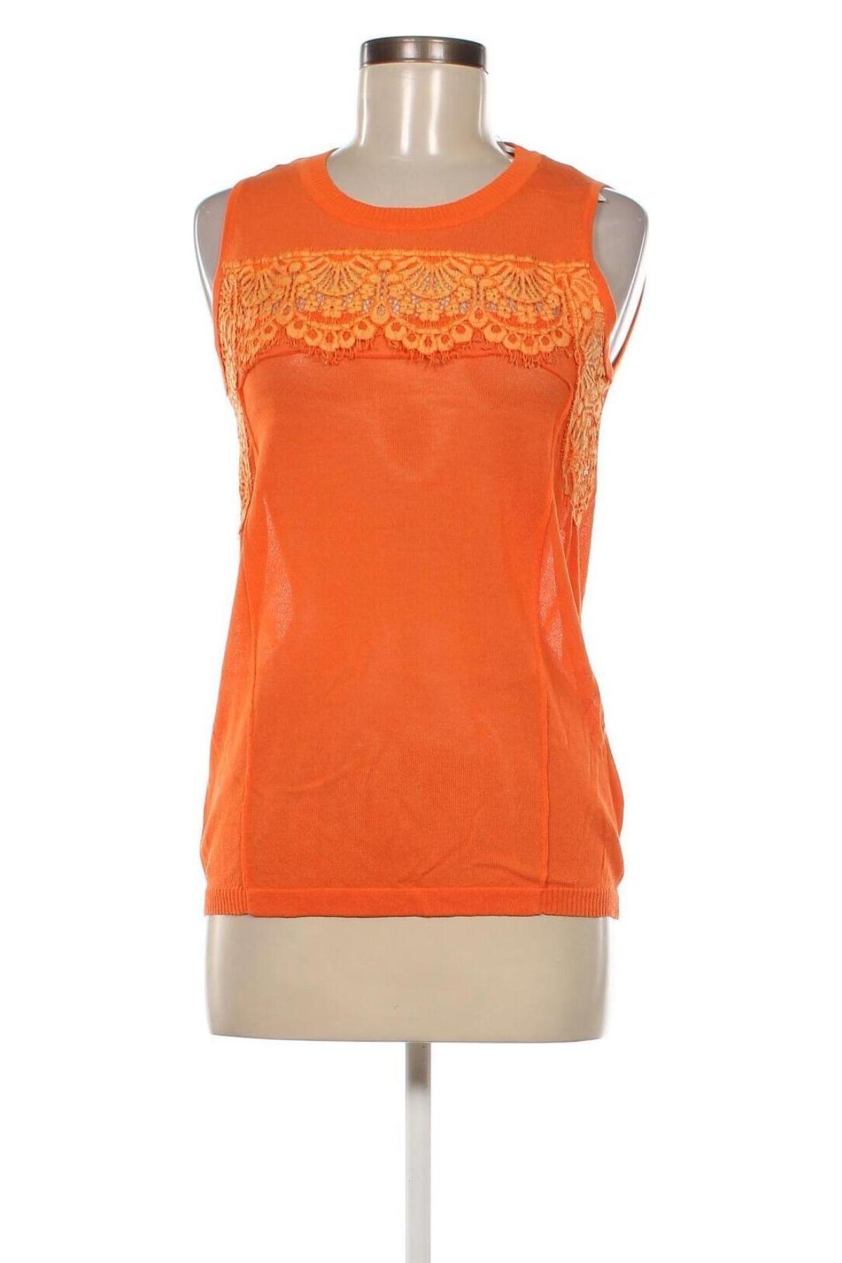 Γυναικείο αμάνικο μπλουζάκι, Μέγεθος S, Χρώμα Πορτοκαλί, Τιμή 7,03 €