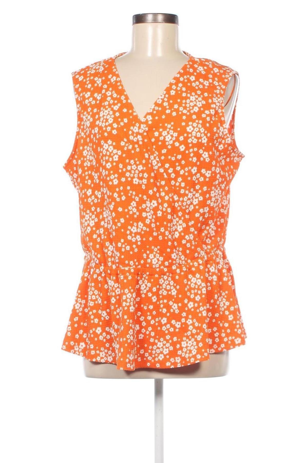 Γυναικείο αμάνικο μπλουζάκι Bel&Bo, Μέγεθος XXL, Χρώμα Πορτοκαλί, Τιμή 4,66 €